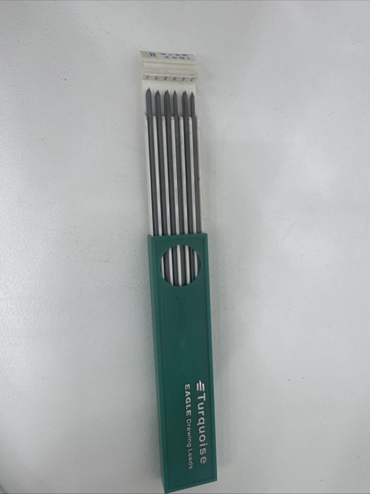 Vintage Berol Turquoise Eagle Drawing Leads #2375 H