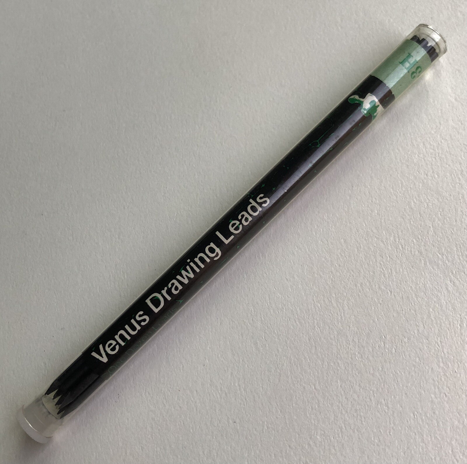 Vintage Faber Castell VENUS 3842 Drawing 2mm 3H Leads NOS Tube Of 12 NJ USA