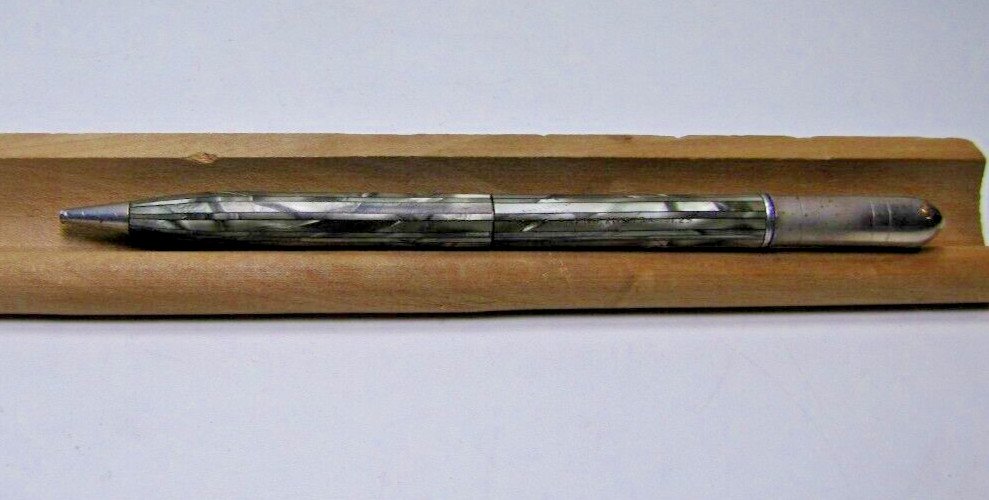 DIXON Rite-Rite Threadline Viewpoint #125 Vintage Gray Stripe Mechanical Pencil