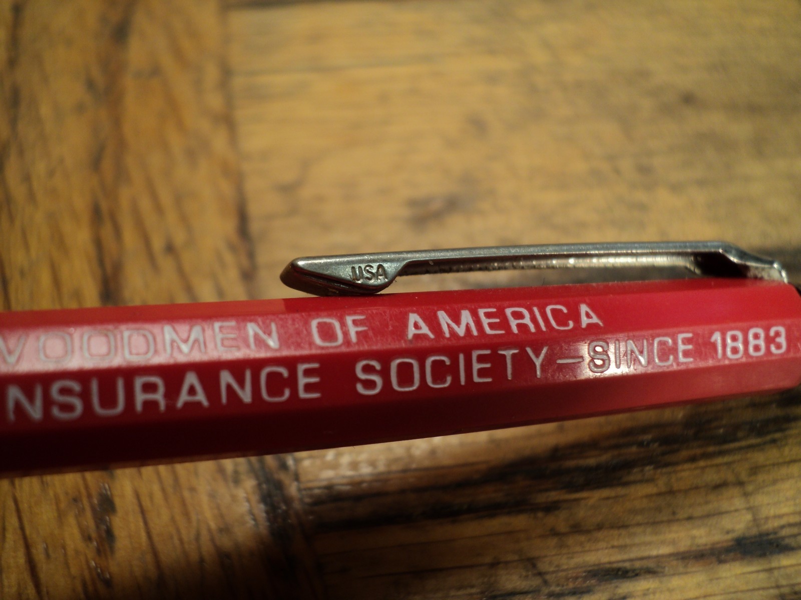 Vintage Autopoint Mechanical Pencil Advertising Modern Woodsmen of America