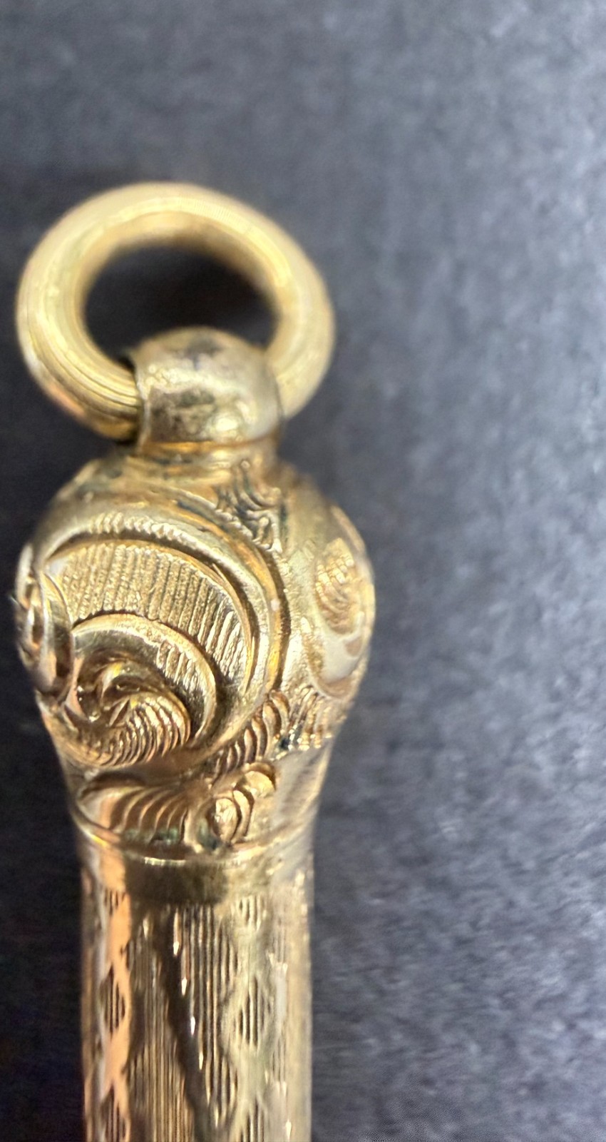 Antique Victorian William S Hicks Telescopic Magic Pencil 1871 Patent Gold BHR