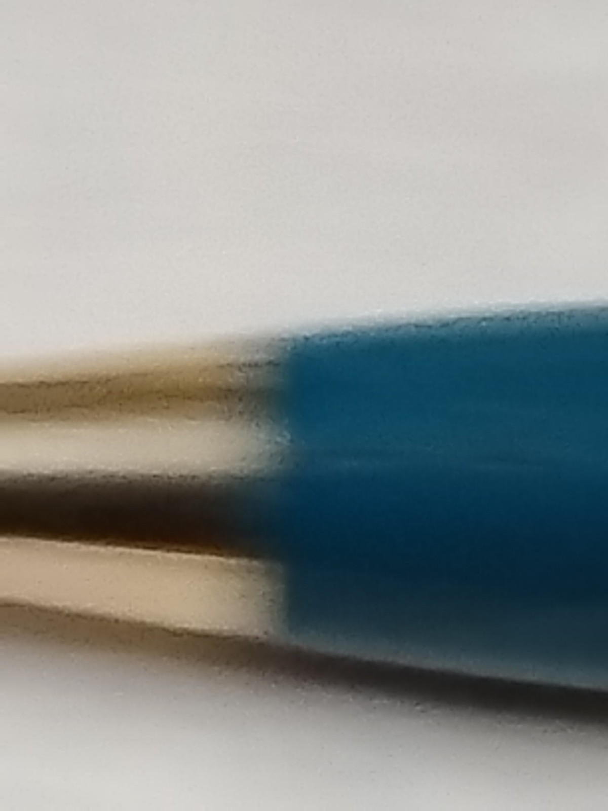VTG Waterman C/F Mechanical Pencil Teal Blue & Gold Cap FOR PARTS. #M1