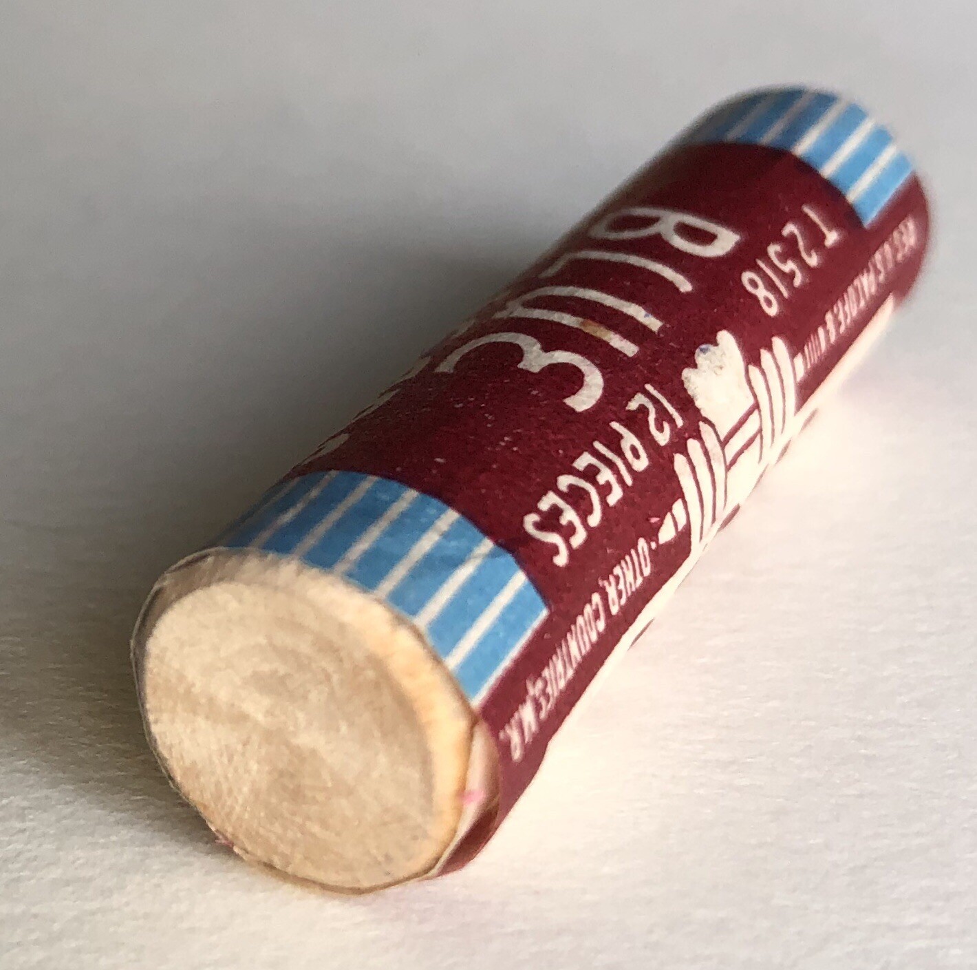 Vintage EAGLE Mechnical Pencil Lead BLUE 1.18mm NOS Wood Tube 12pk USA
