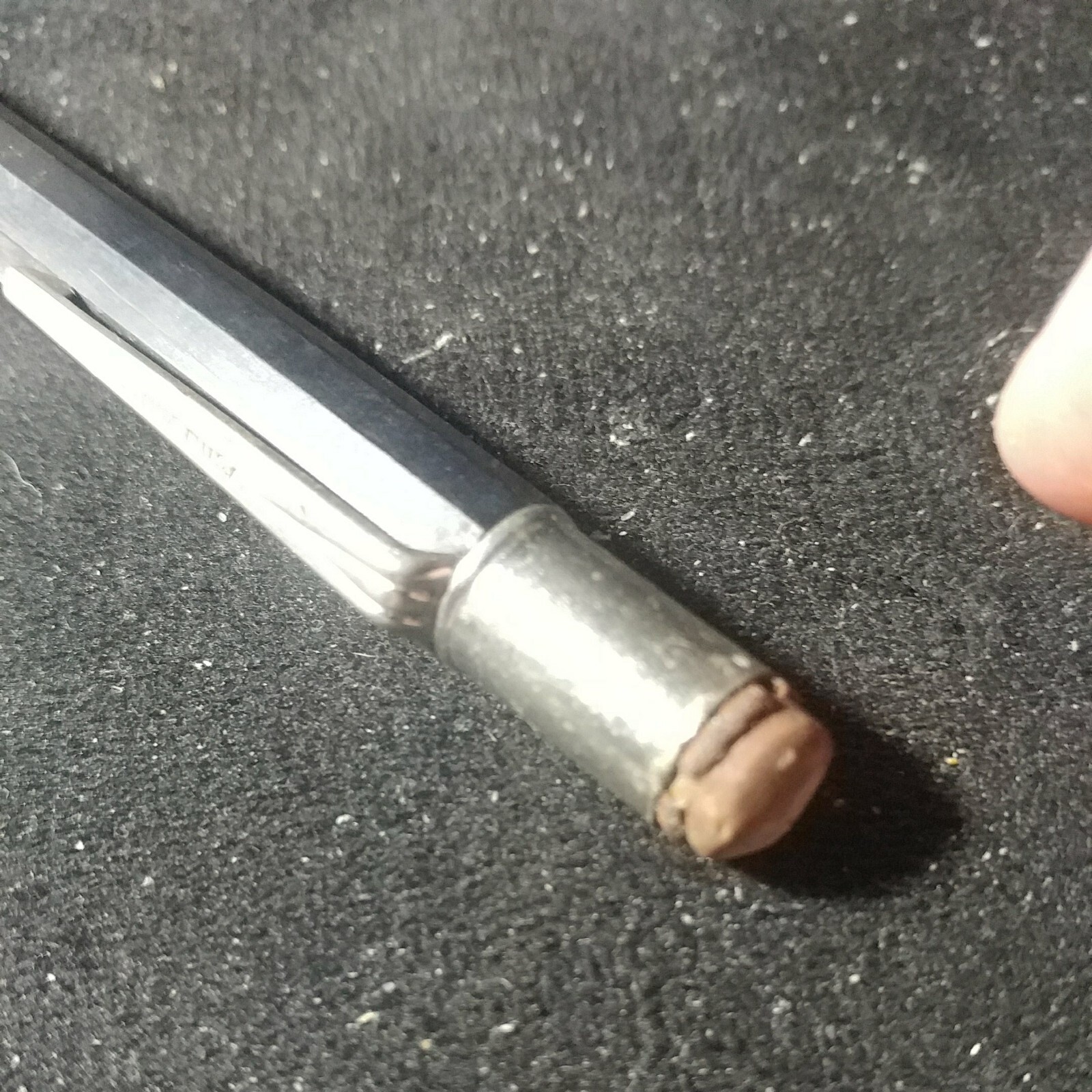 Vintage Autopoint Mechanical Pencil-Huntington Auto Supply Co.-black-wide body