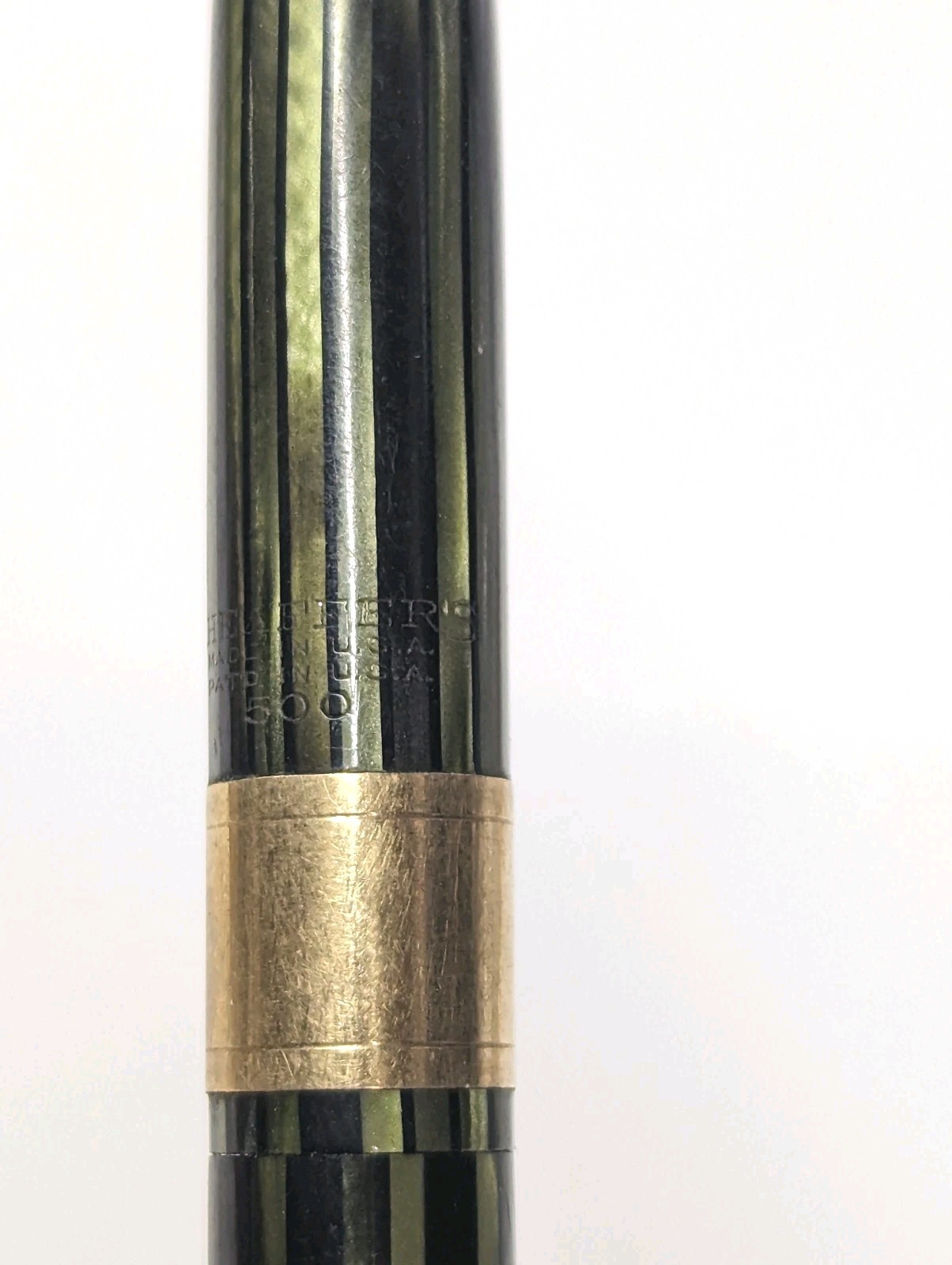 VIintage Sheaffers Mechanical Pencil Green Striped