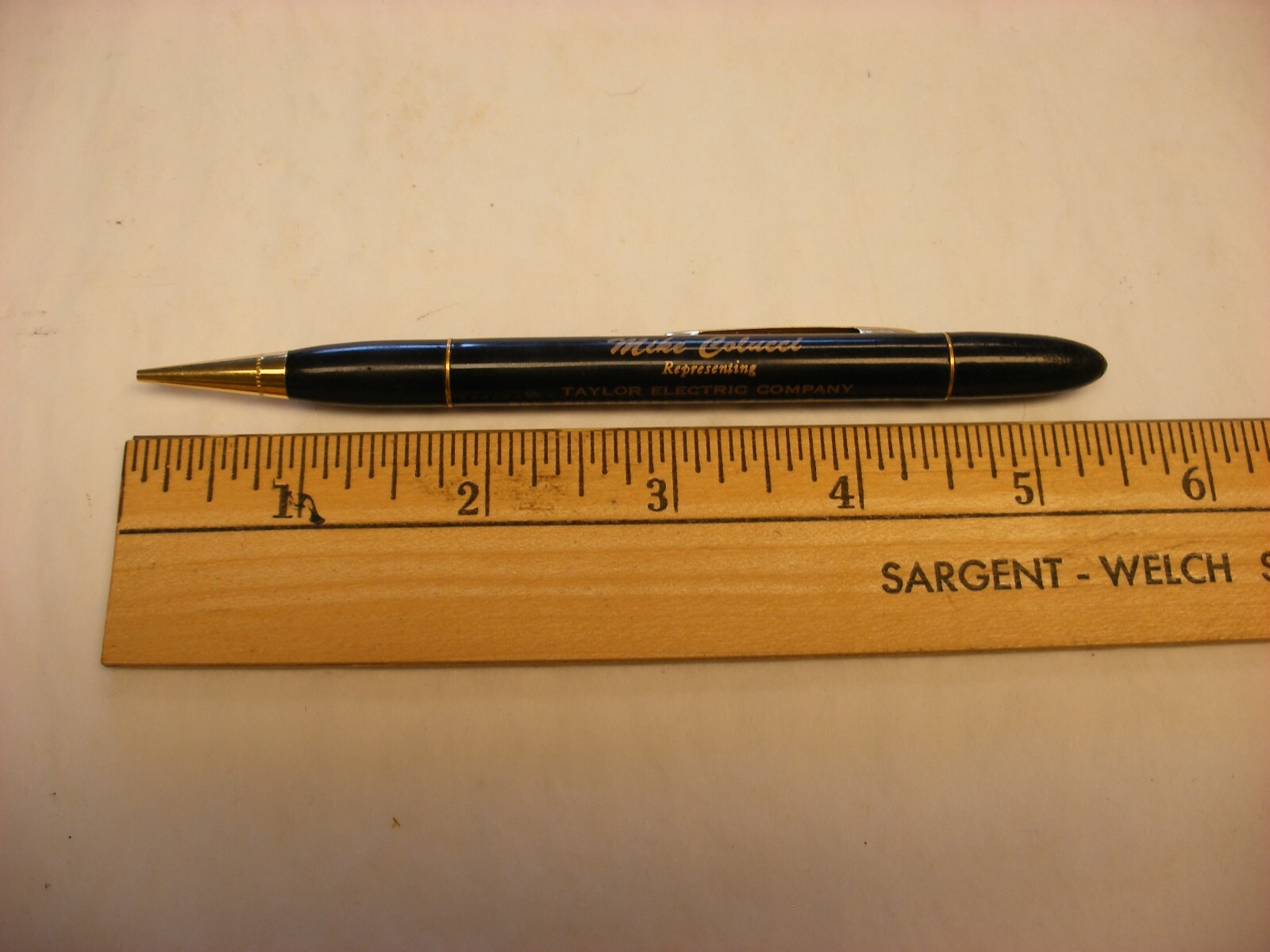 Vtg Redipoint Advertising Mechanical Pencil Taylor Electric Co.