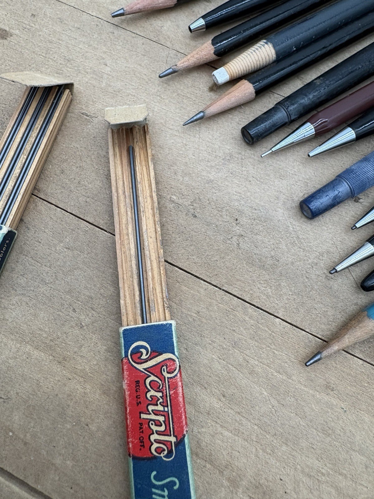 35+ Vintage Advertising Pens/Pencils/Mechanical Scripto Eberhard Faber Stenorace
