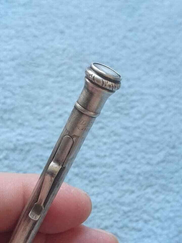 🔴Vintage WAHL EVERSHARP Triple SILVER Plated Mechanical Pen🔴
