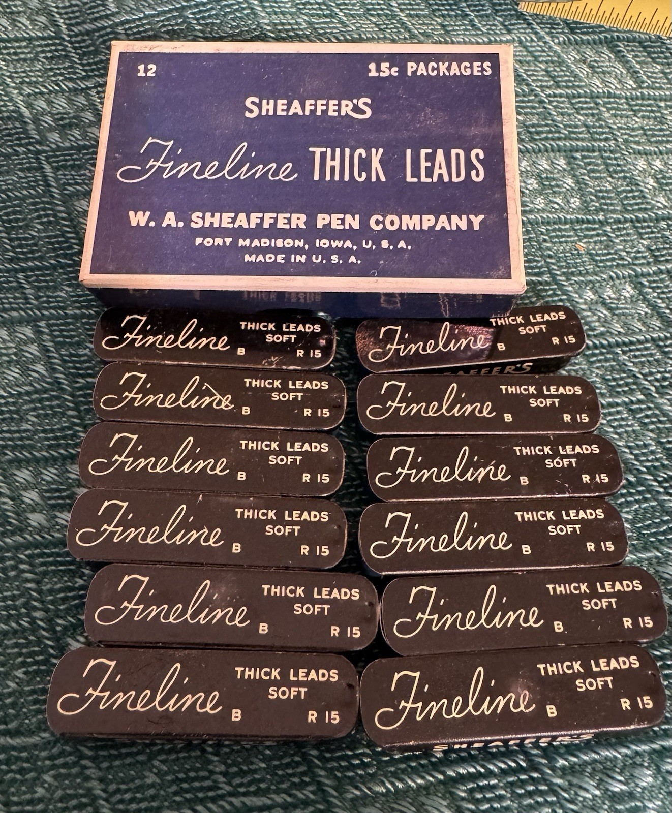 W.A Sheaffer’s Fineline Thick Lead B-SOFT R-15 Mechanical Pencil VINTAGE