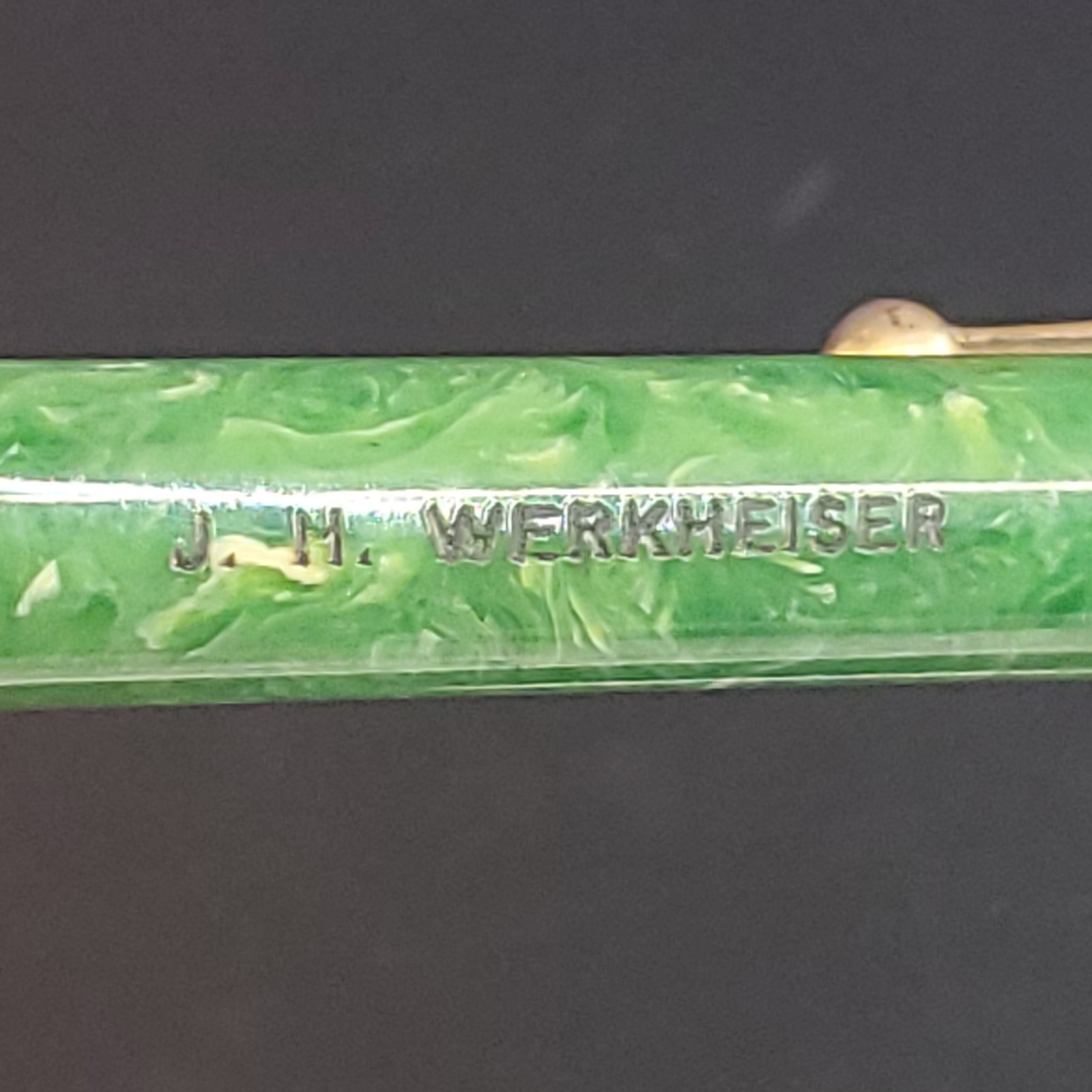 VTG 1920s Parker Duofold Jade Green Apple Mechanical Pencil Clip Model USA VGC