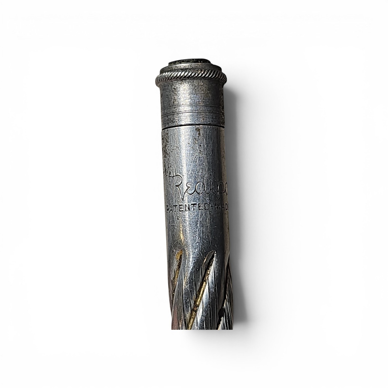 Vintage Redipoint Aluminum Swirl Design Mechanical Pencil – 5 1/4″
