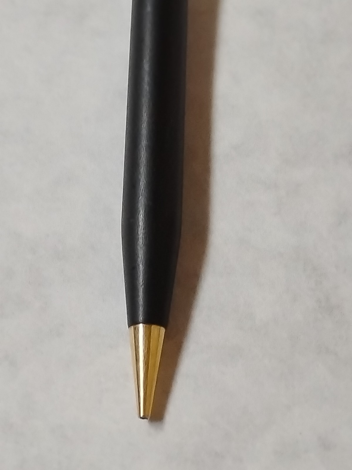 Vintage Cross Classic Century Black Matte Gold Trim Mechanical Pencil #F8