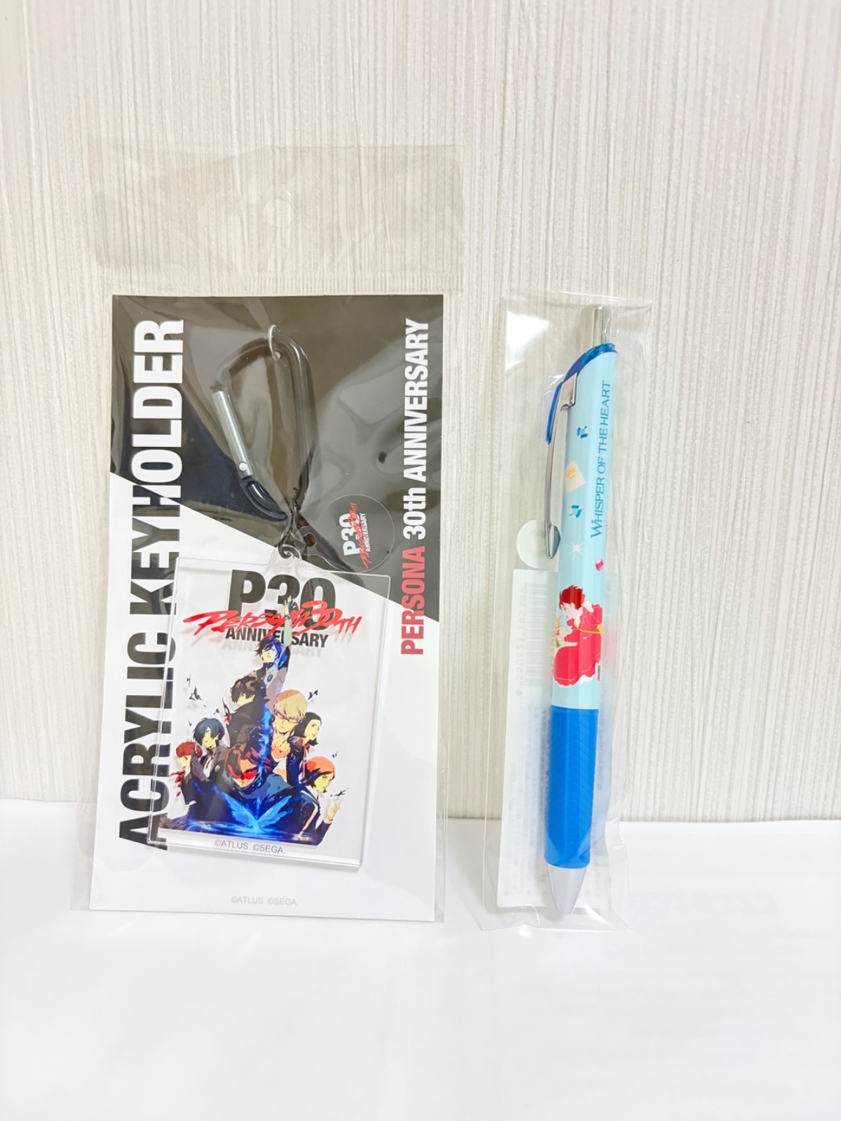 Studio Ghibli Whisper of the Heart Pen & Persona 30th Anniv Acrylic Keychain