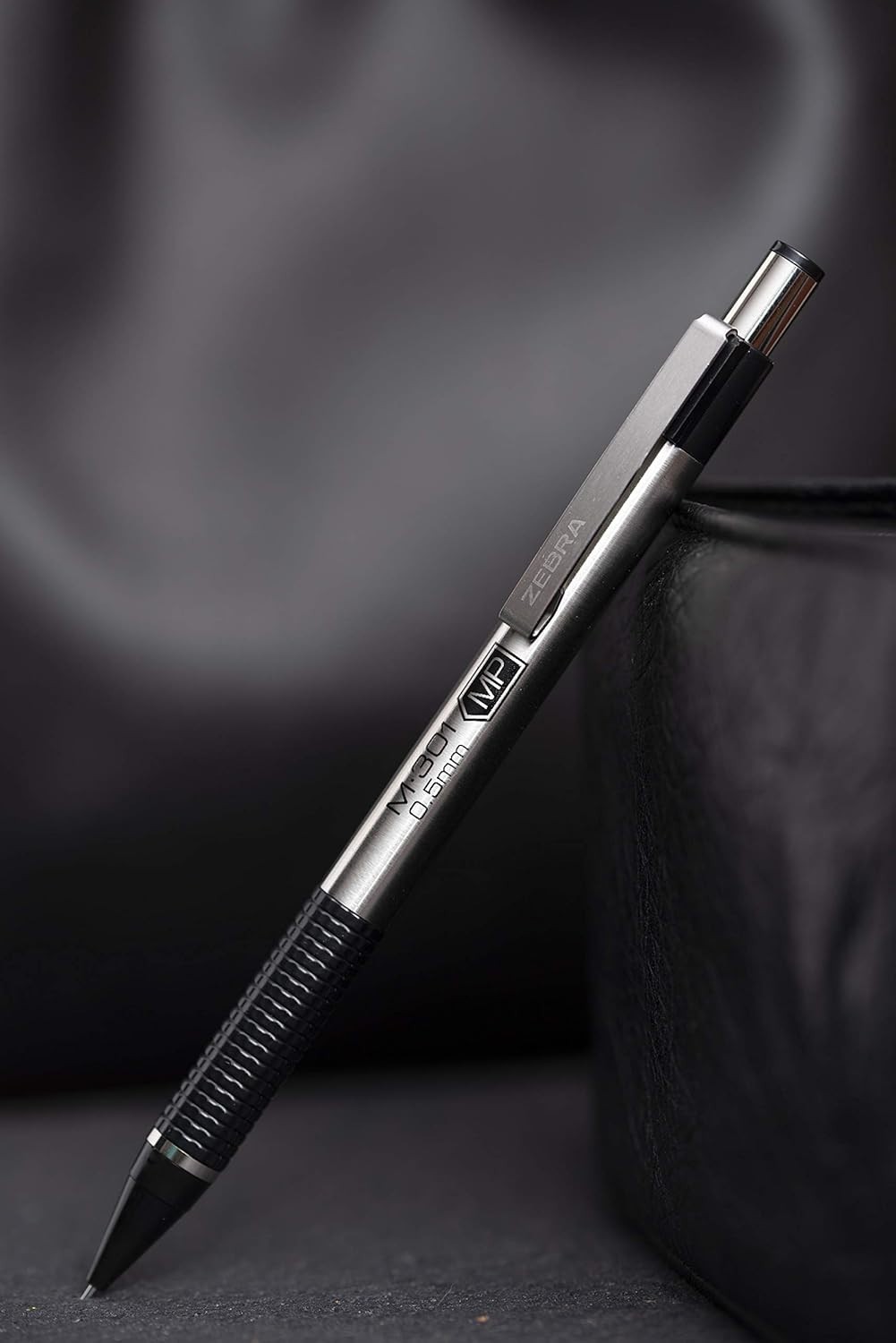 Elegant Stainless Steel 0.5mm Mechanical Pencils with Built-in Erasers – 2-Pack
