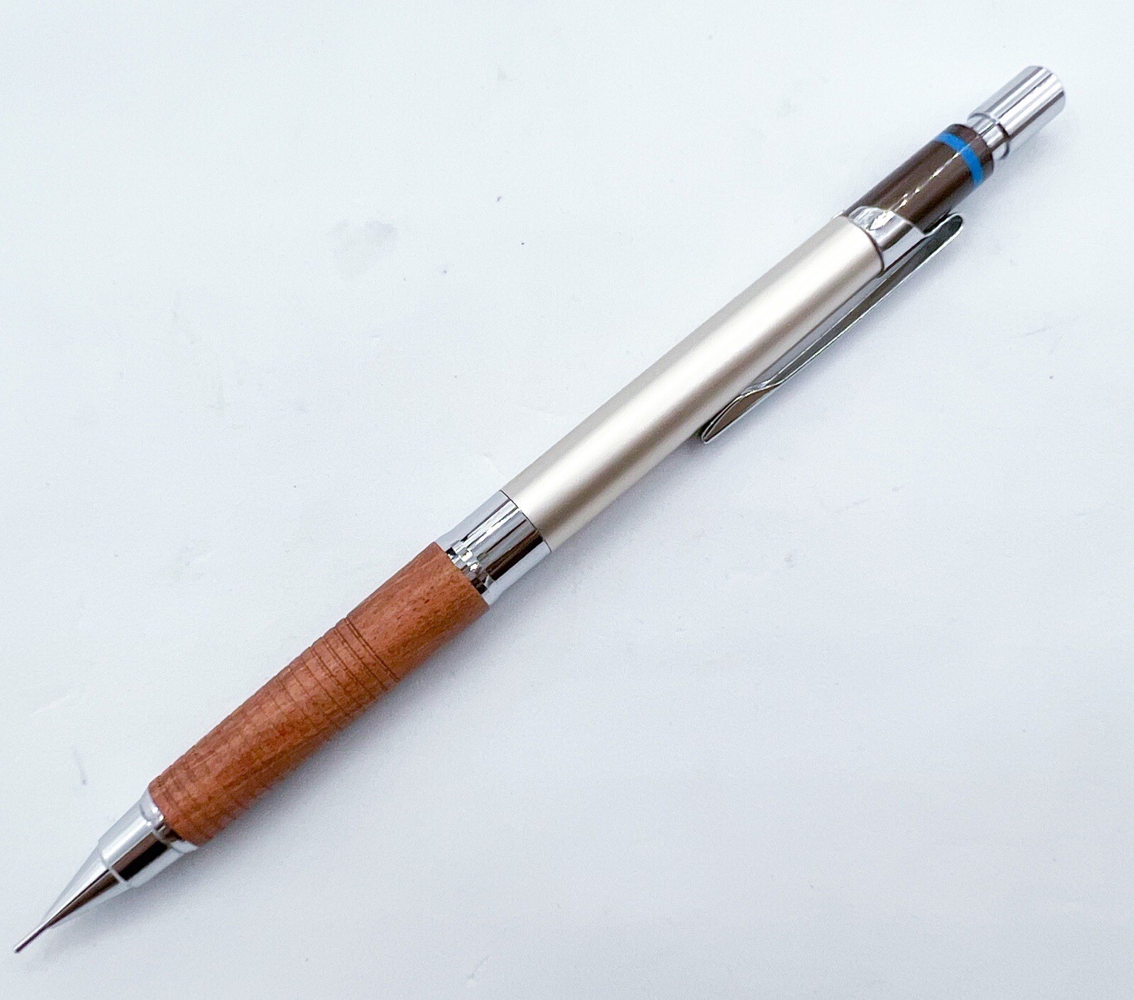 NOS Pilot H-2085 drafting Mechanical Pencil 0.5mm Natural wood grip