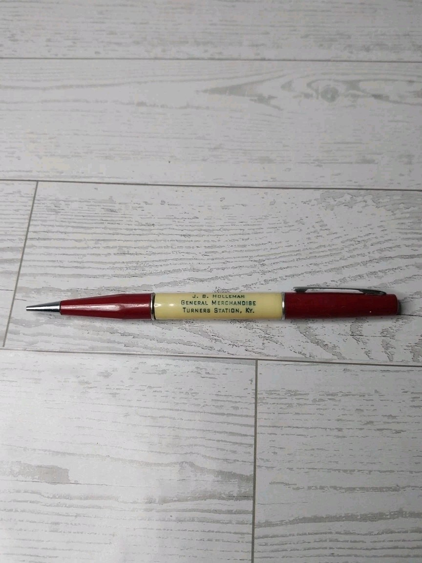 Vintage Dixon Mechanical Pencil Rite w/ Advertising Made in USA As Is Free Ship