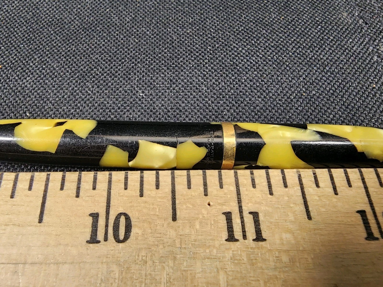 Vintage Sheaffer Balance Mechanical Pencil Black Pearl & Gold No Lead Untested