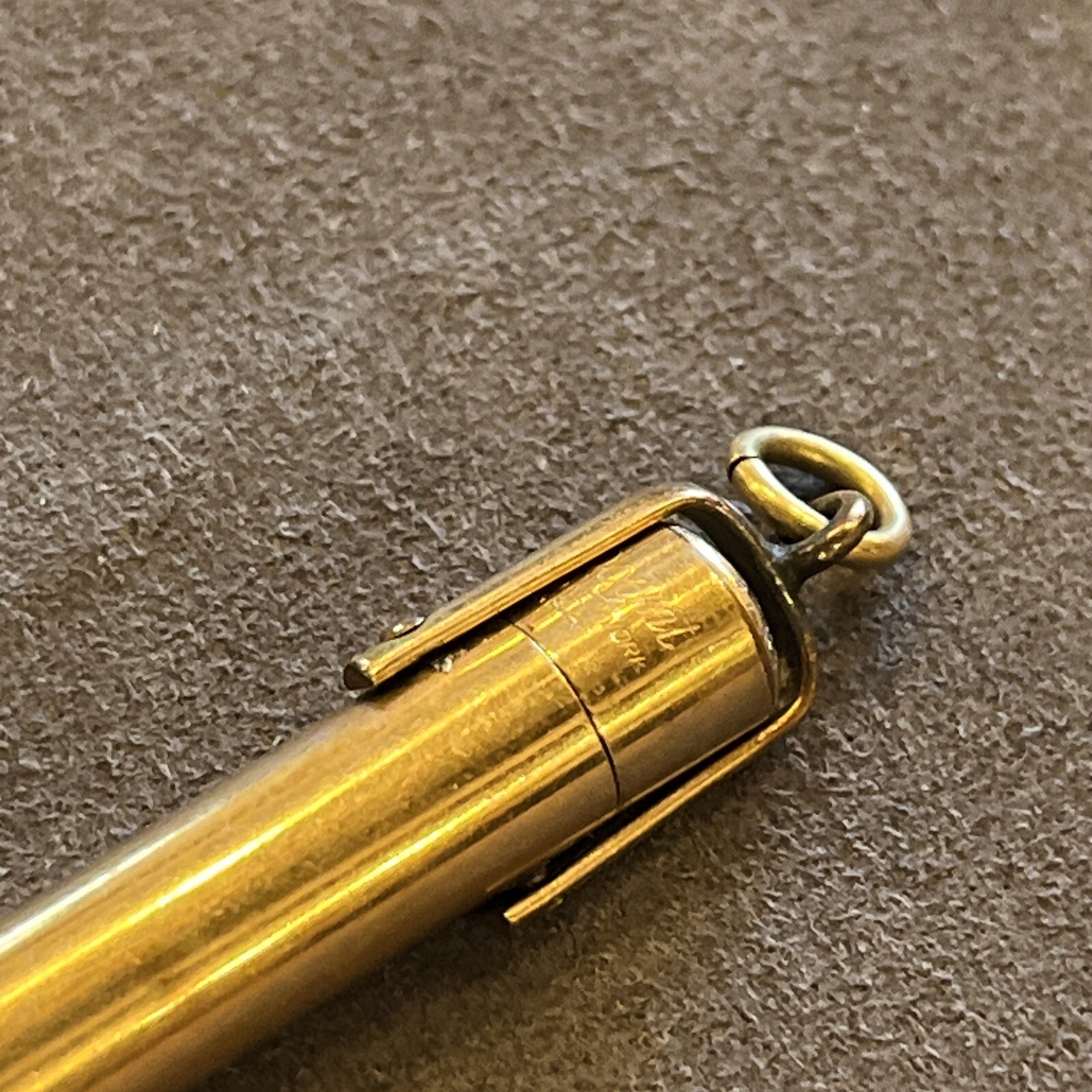 Gold Filled 1930 Mabie Todd Fyne Poynt Propelling Mechanical Pencil (P168)