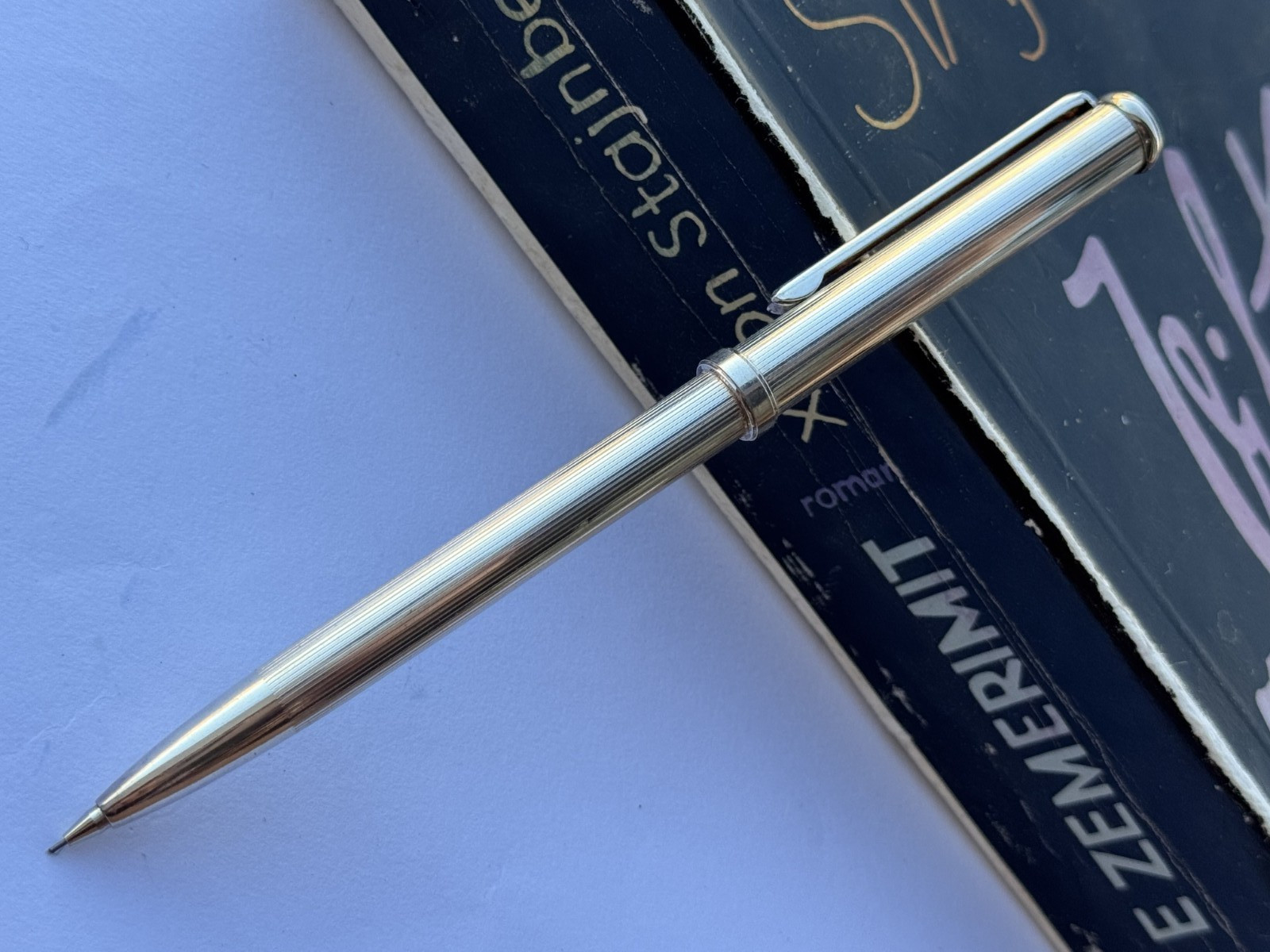Sterling Silver 925 Mechanical Pencil 0.5mm In Very Good Condition