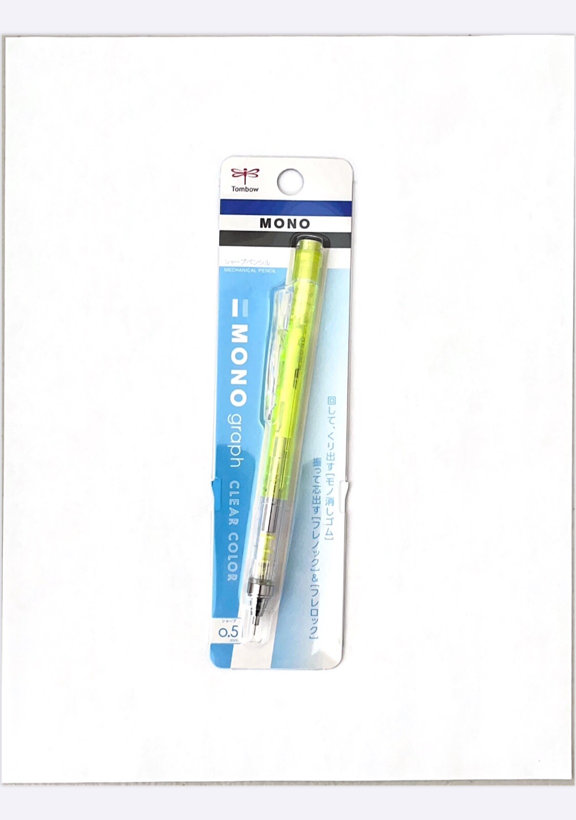 Free Uni Leads+Tombow mono mechanical pencils 0.5mm Graph Made In Japan US Stoc