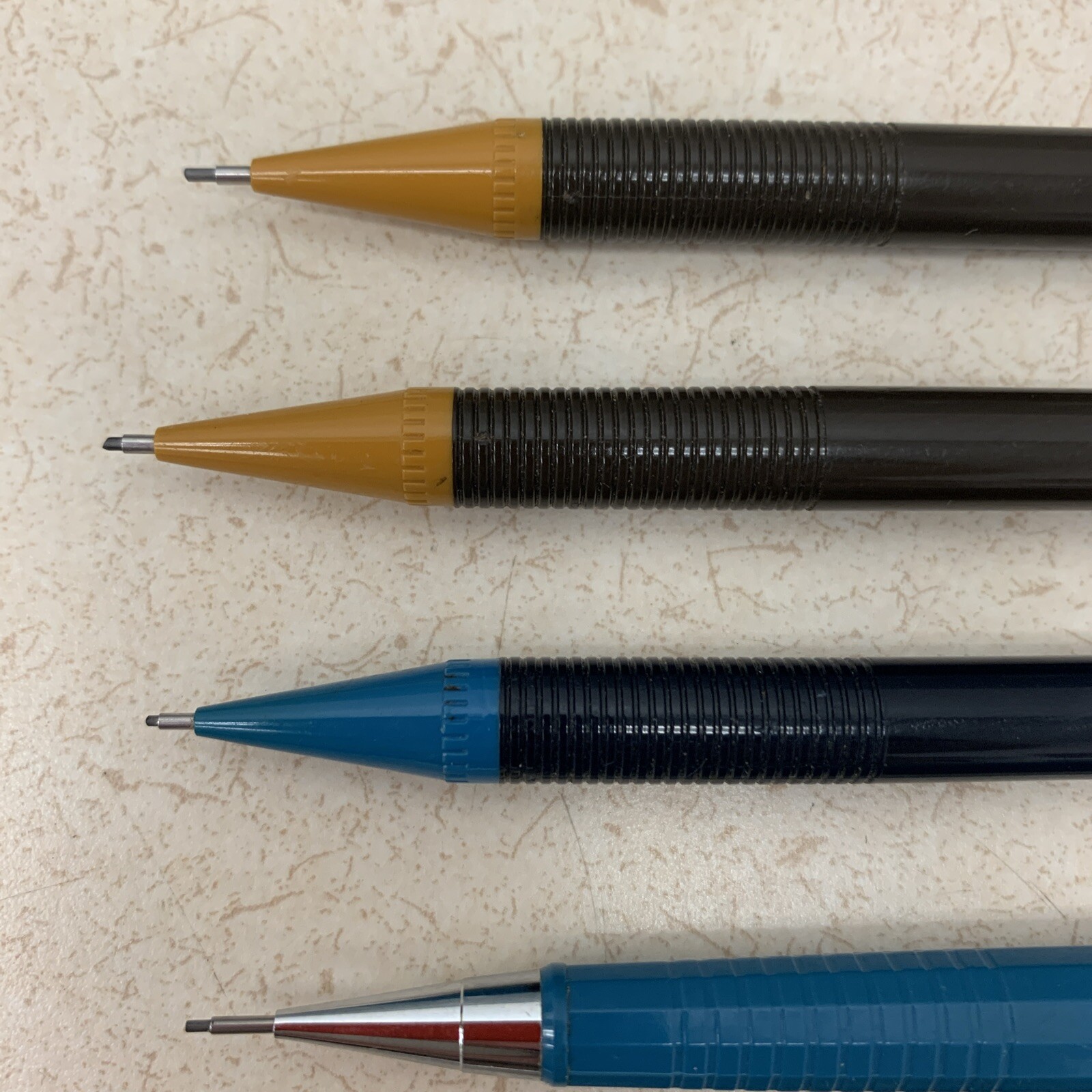 Vintage Pentel Lot of 6 Mechanical Pencils P207 .7mm & Sharplets-2 .7/.9mm Japan