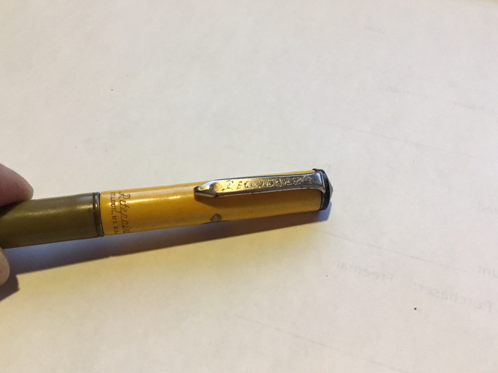 Vintage La Cumbre Santa Barbara CA Advertising Mechanical pencil Ritepoint