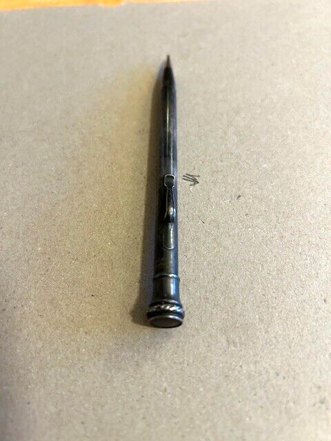 1920’s WAHL Eversharp Silver Plated 5.25″ Clip Mechanical Pencil Original Petina