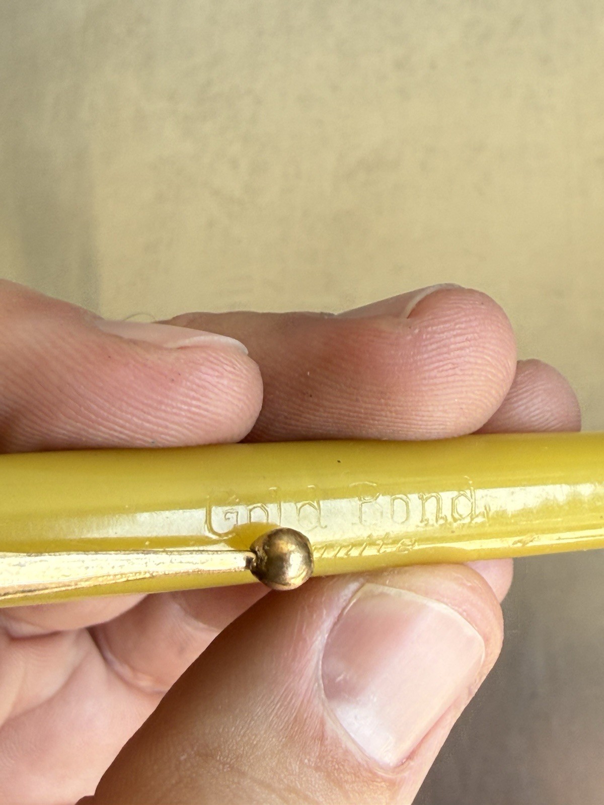 Gold Bond Stonite Yellow 1.1mm Pencil – 1930’s