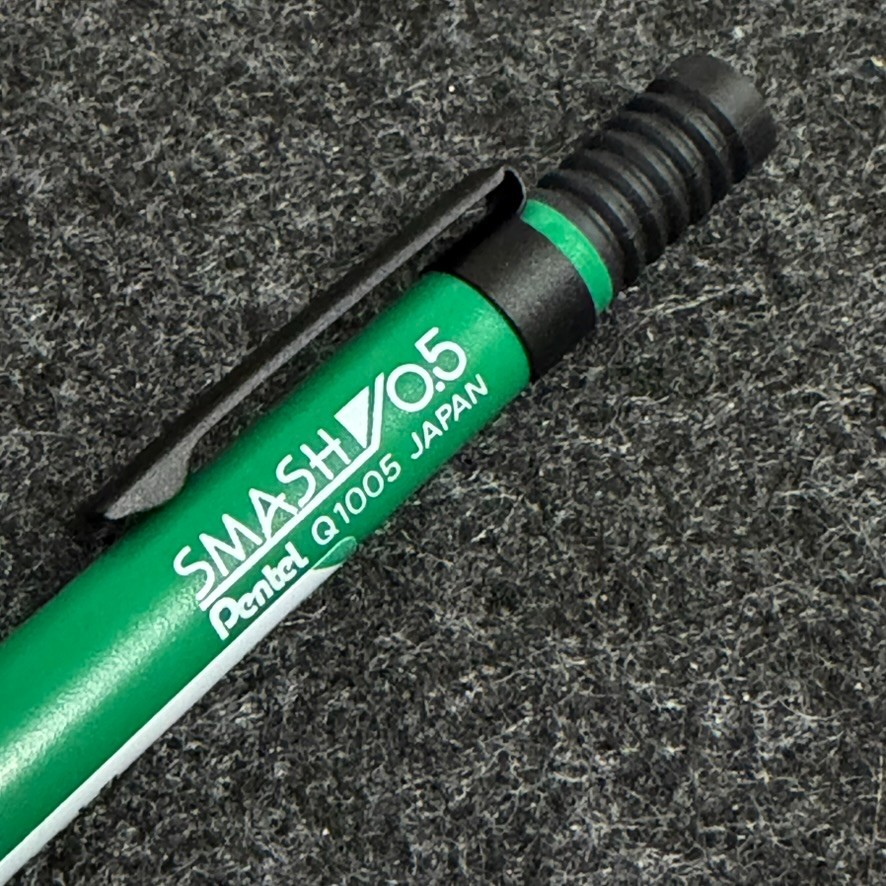 Pentel Smash Loft Limited Green Black 0.5mm Q1005-7LF Japan New