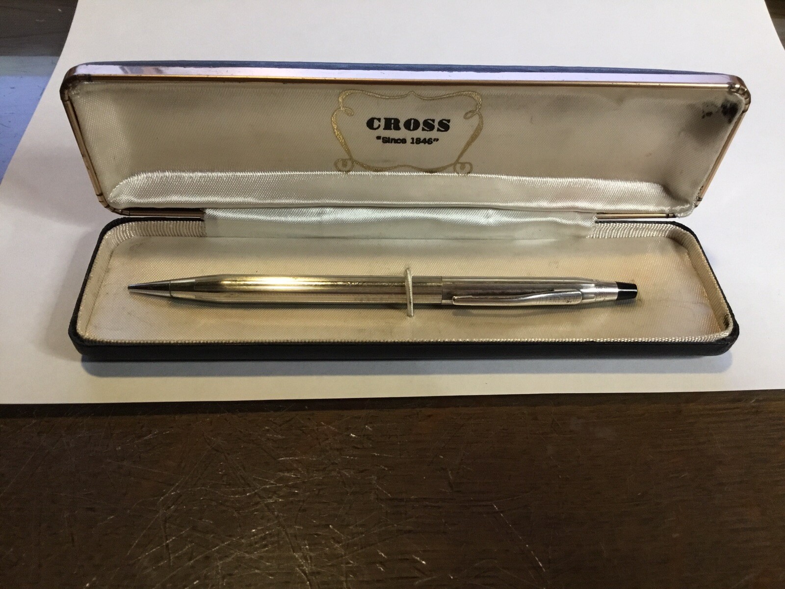 Vintage Tiffany & Co. Sterling Silver CROSS CENTURY Mechanical Pencil w/ Case