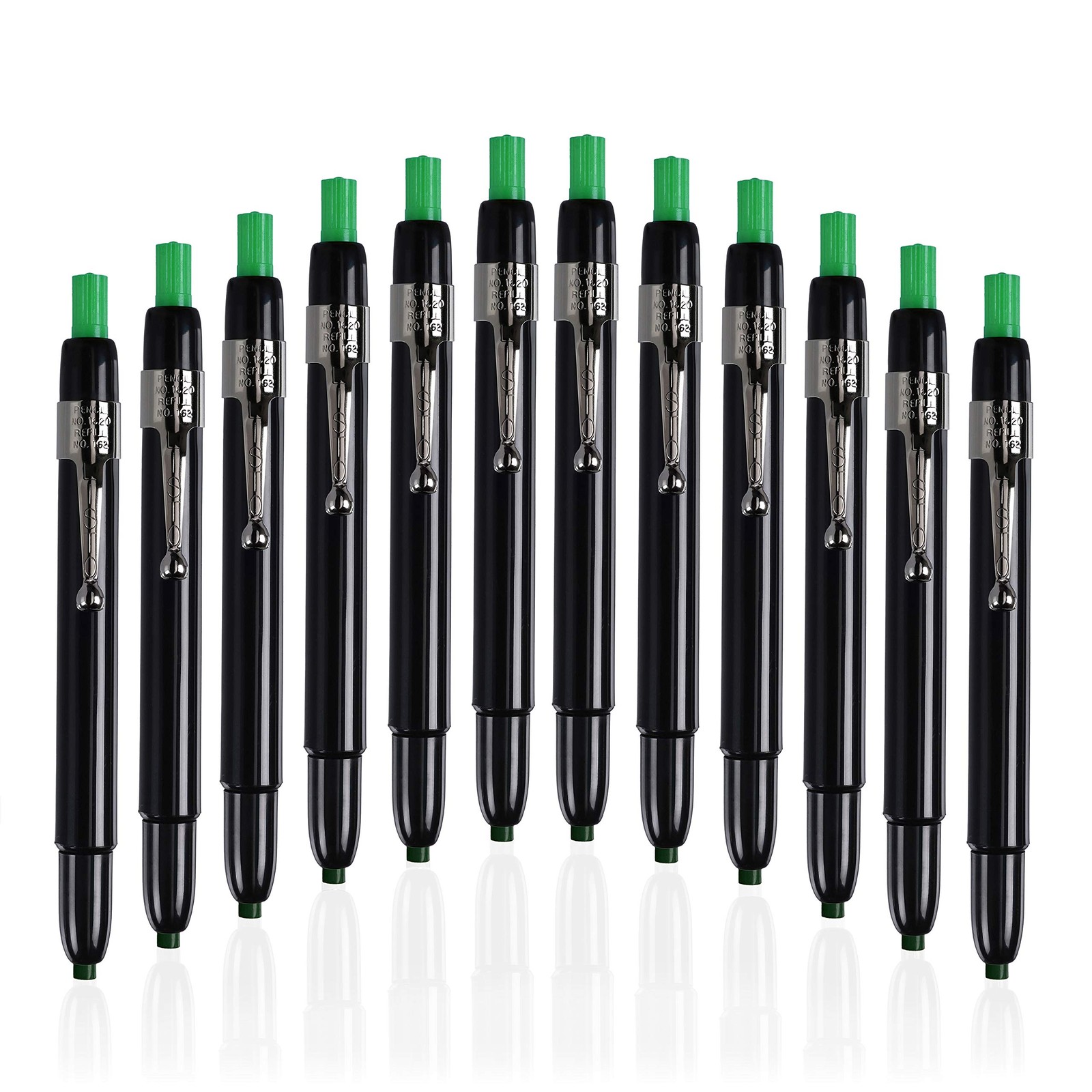 12 PCS 1620 Green Color China Marker Grease Wax Pencils Box Drawing Art Tool