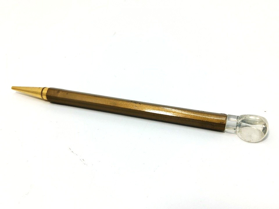 Vintage Stik Magnetic Pencil Clear Acrylic Top Brownish Color Parts/Restoration