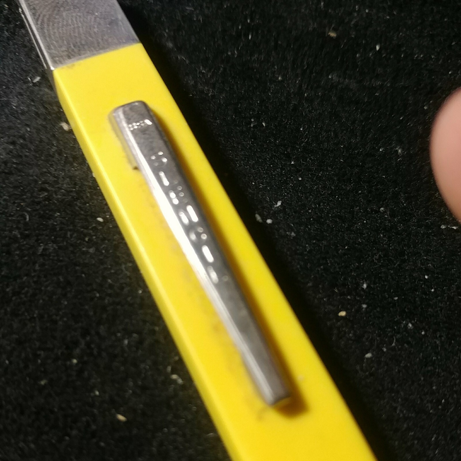 Vintage Slencil Flat Mechanical Pencil-HAVE FAITH IN GOD with cross