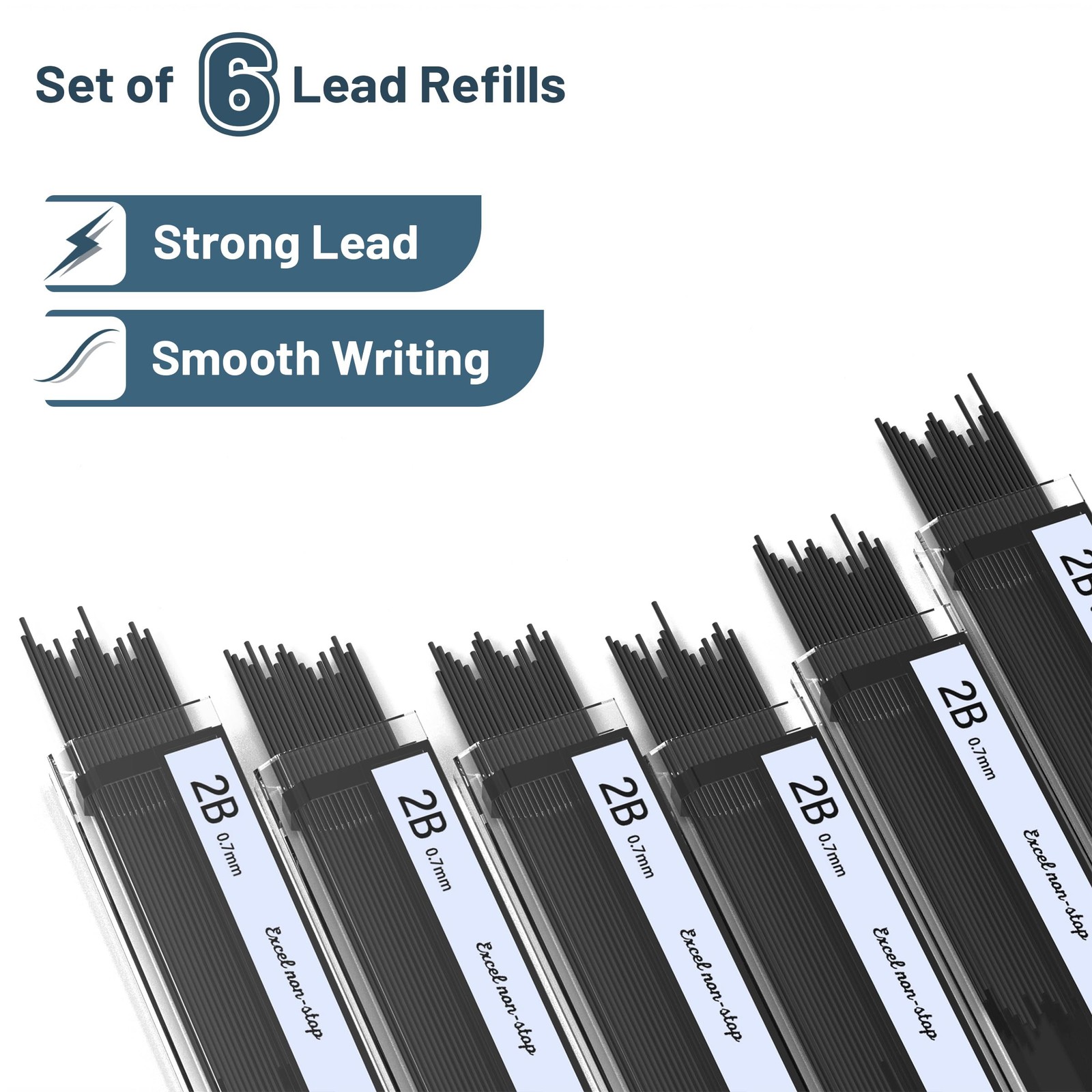 Mr. Pen- 0.7mm Metal Mechanical Pencil Set with Lead Refills & Erasers | 3 Pack,