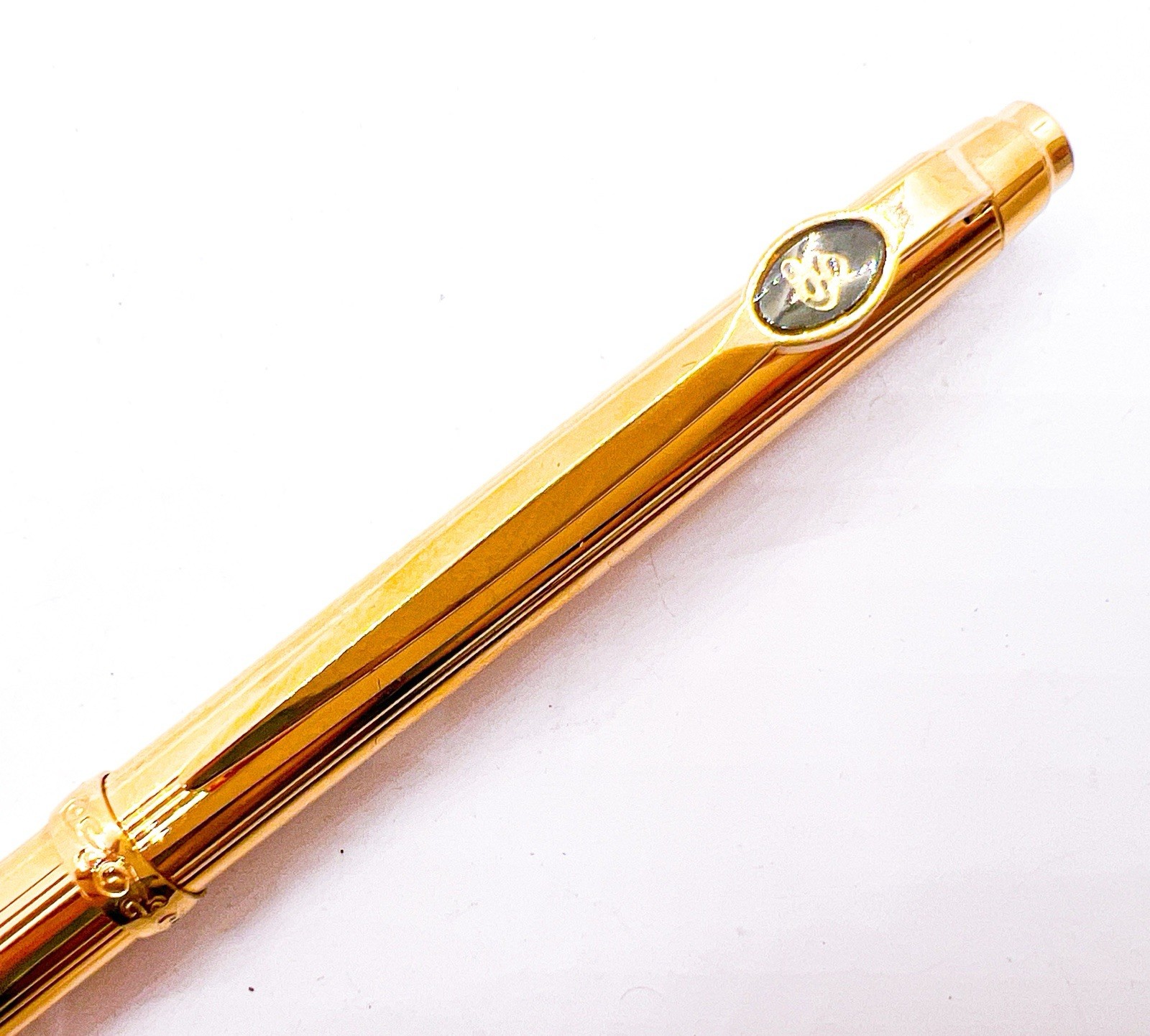 SAILOR Slim Mechanical Pencil Gold Plated 0.5mm Push Cap Full Metal