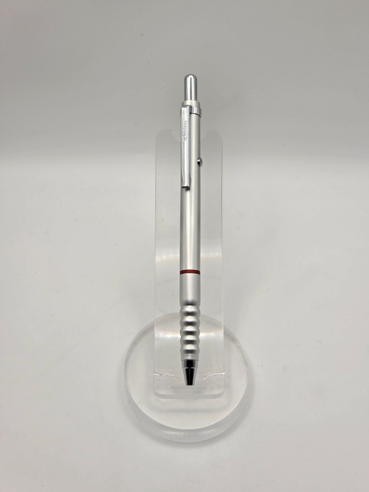 Vintage Rotring Tikky Double Push 0.5mm Mechanical Pencil Silver Matte Boxed