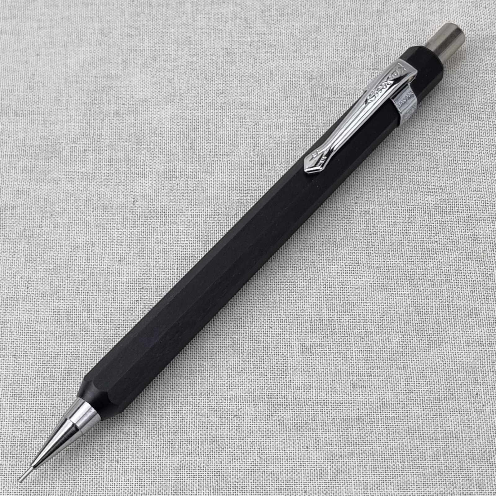 Hand Crafted Pentel P-205(0.5mm) Mechanical Pencil with Octagonal Wood Barrel