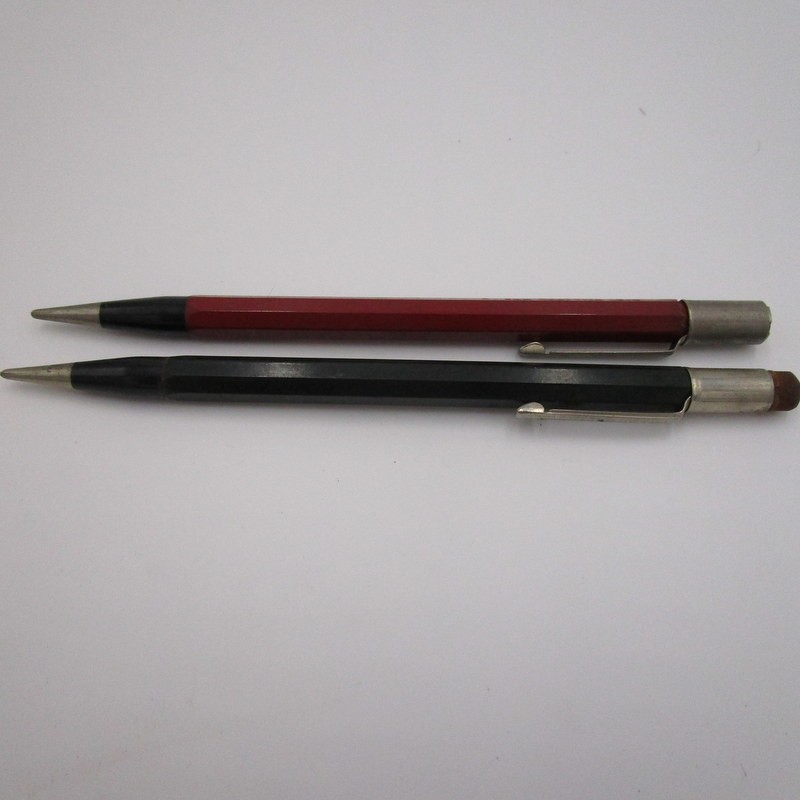 3 Vtg Drafting Mechanical Pencil and Large Lead Lot Autopoint Mitsubishi