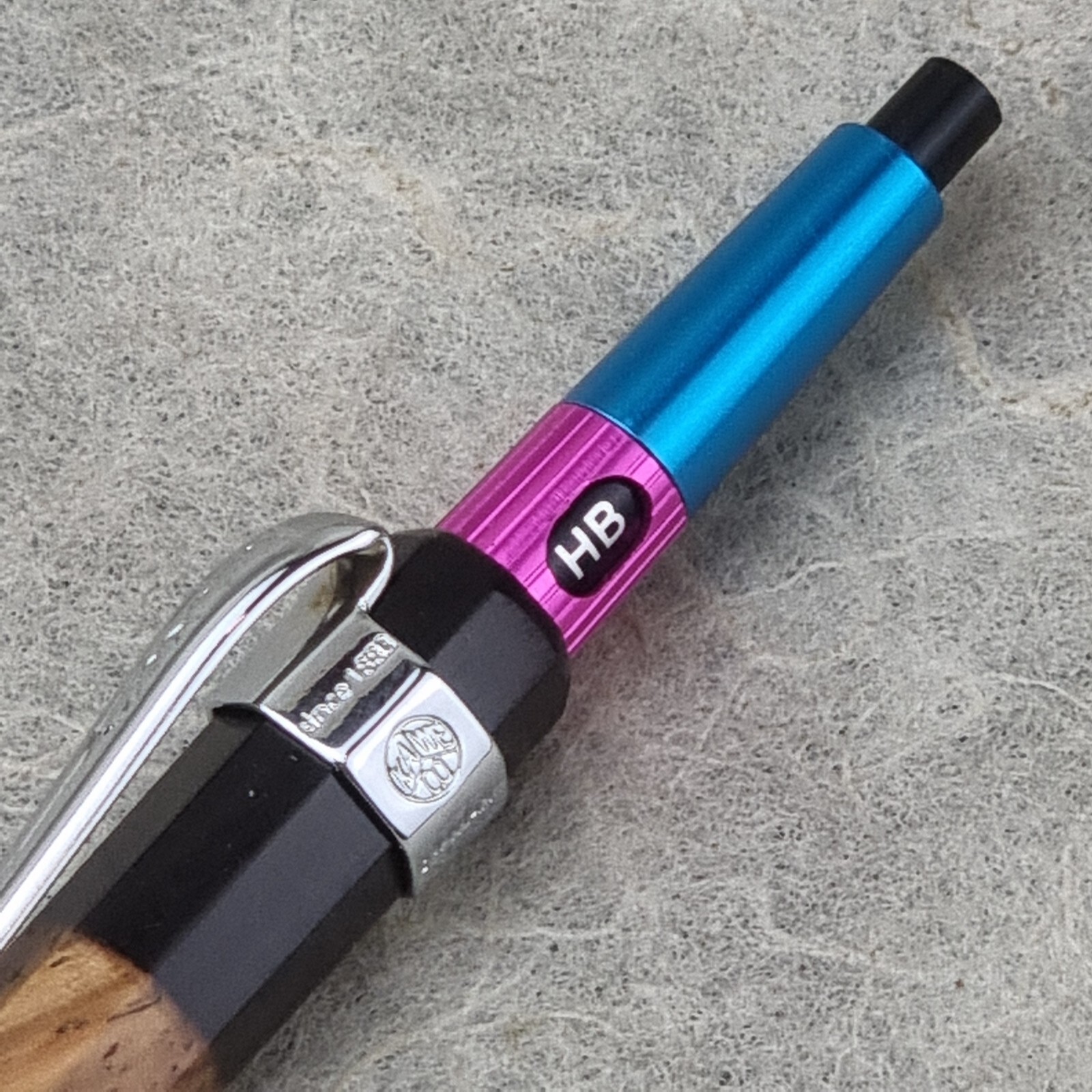 Hand Crafted Pentel PG5 Mechanical Pencil with Octagonal Wood Barrel