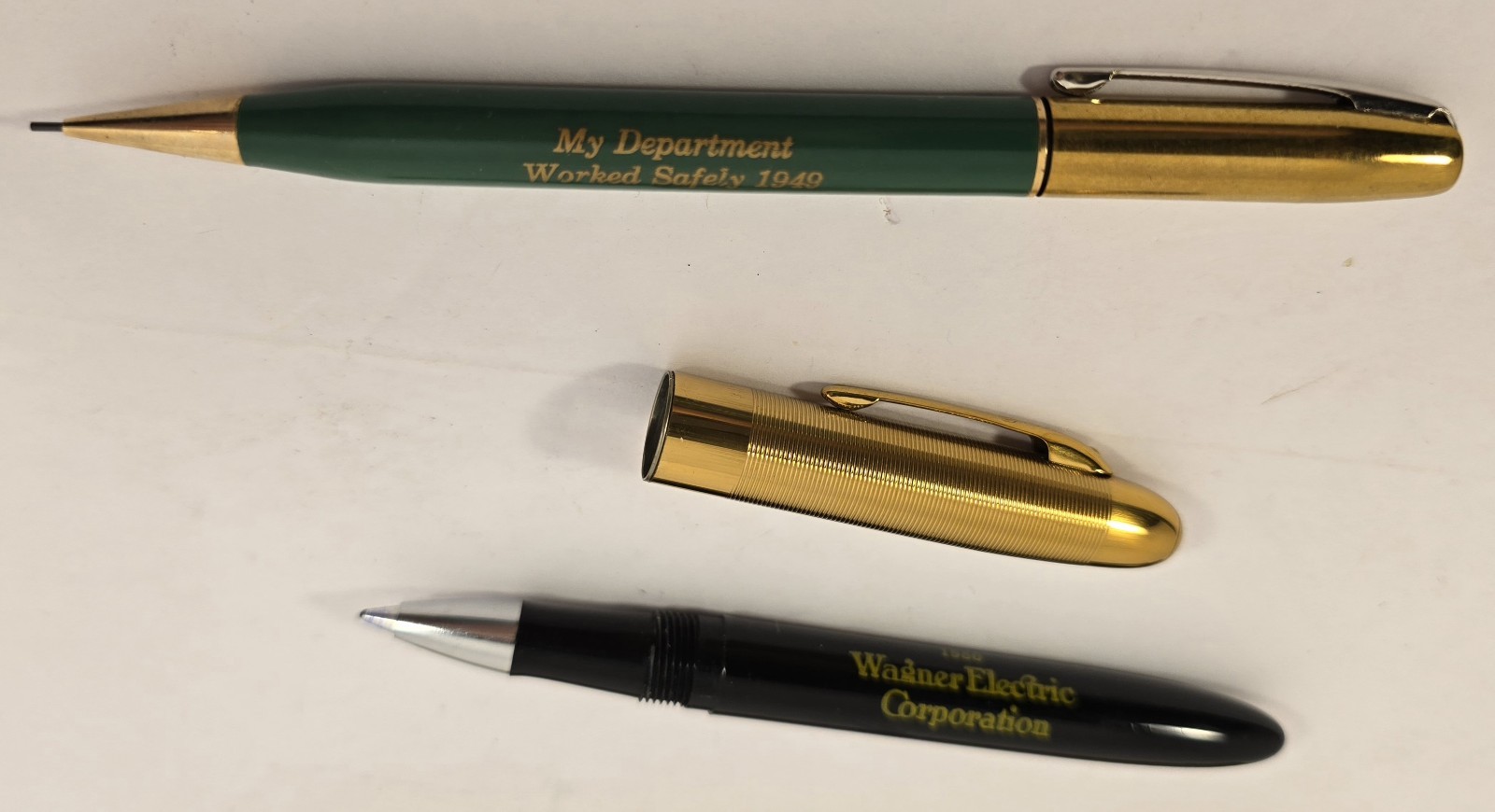 Vintage Employee Award Scheaffer’s Mech. Pen/Pencil Set, Wagner Electric Corp