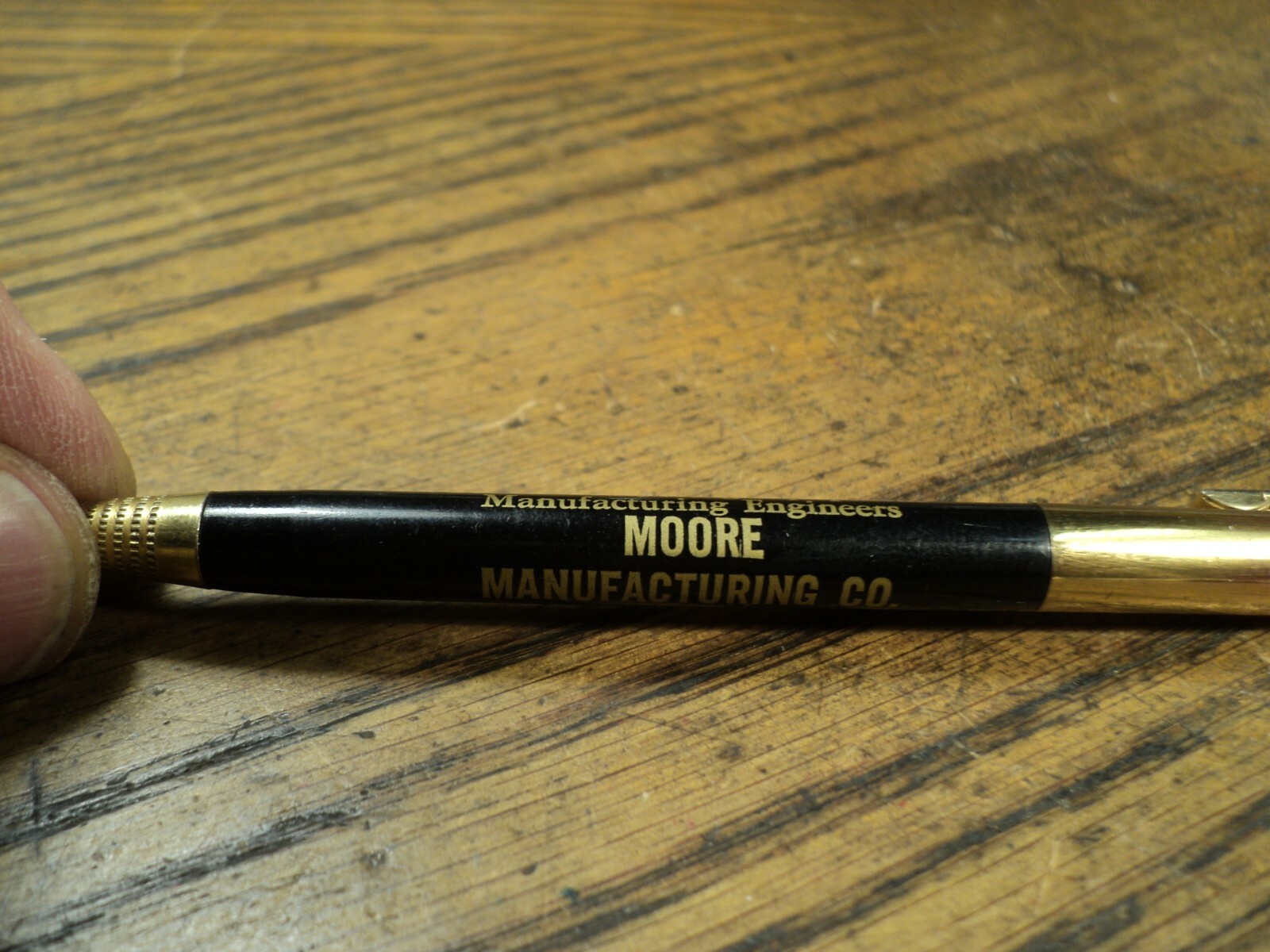 Vintage Mechanical Pencil Moore Manufacturing Co Flour & Feed Mill Machinery