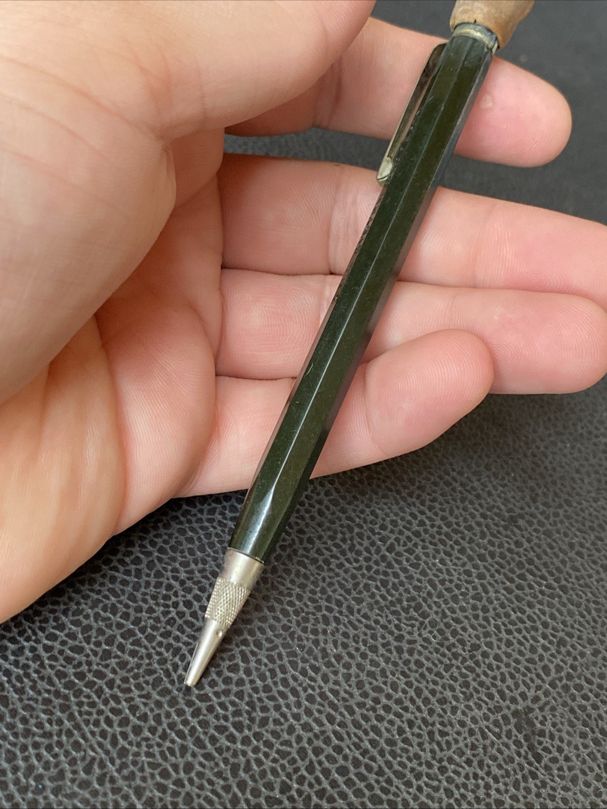Vtg DUROLITE Bell System Property NOS Mechanical Pencil Green 1950s Advertising