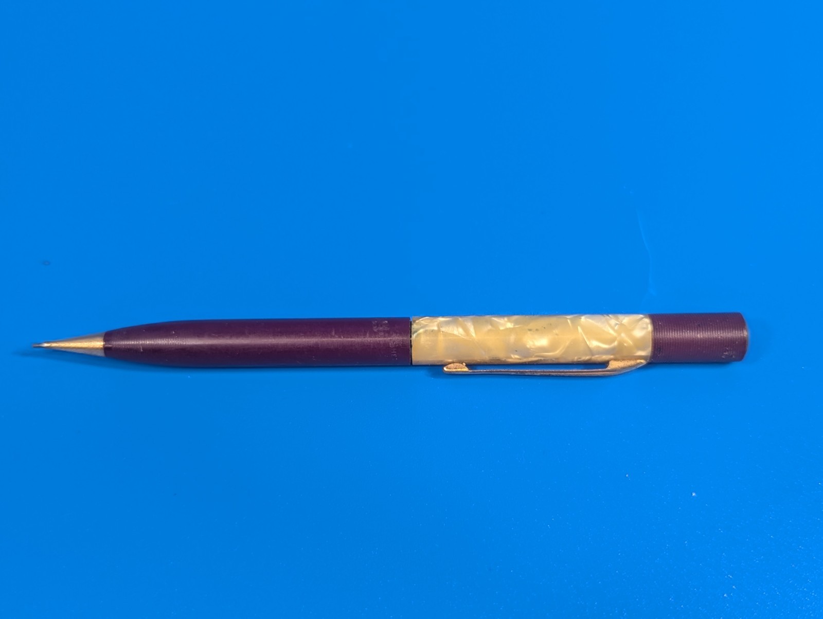 Vintage Sheaffer Fineline Mechanical Pencil Green Pearlescent USA