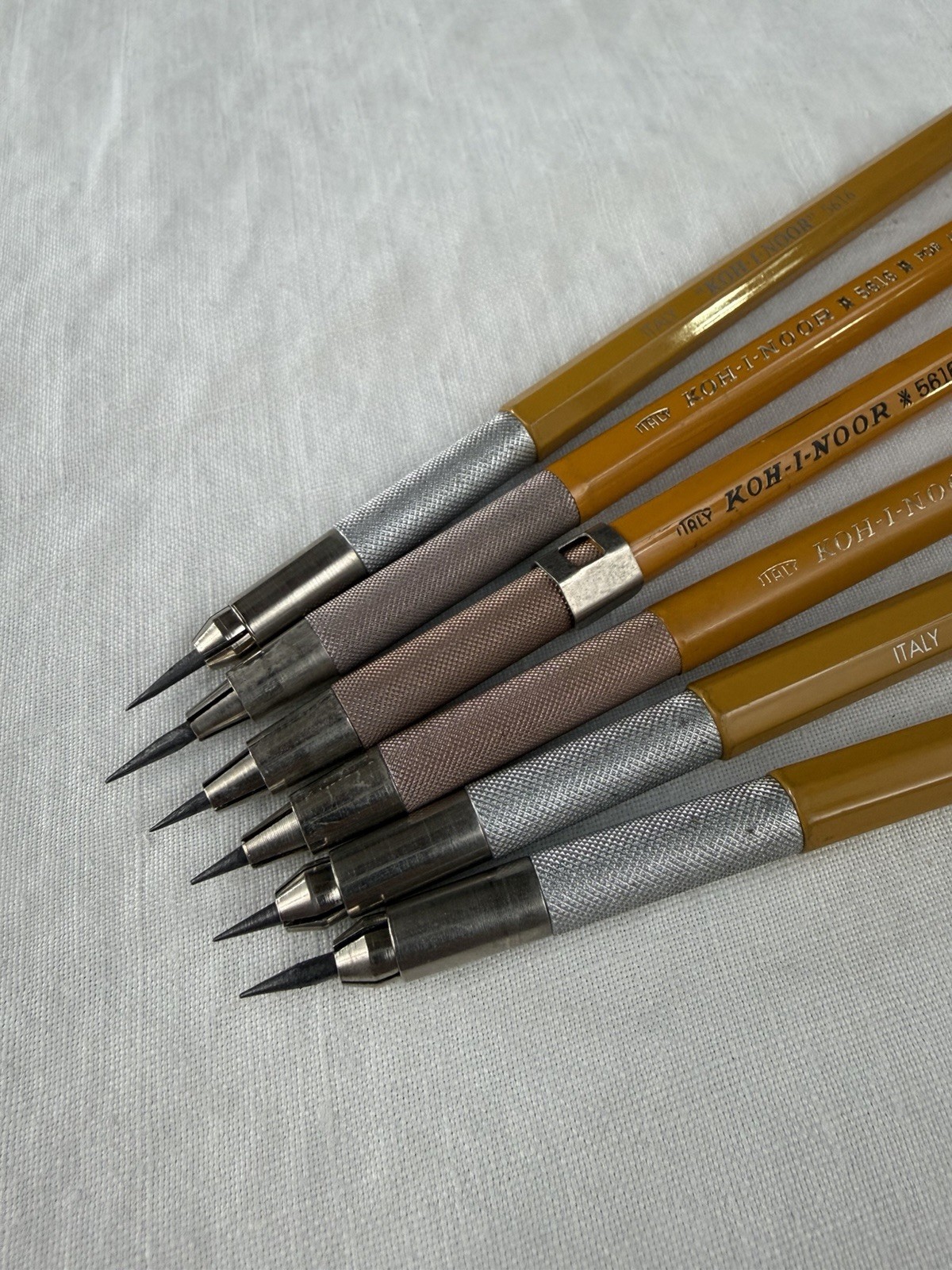 Vintage Koh-I-Noor 5616 lead holder mechanical Drafting Pencils Italy LOT