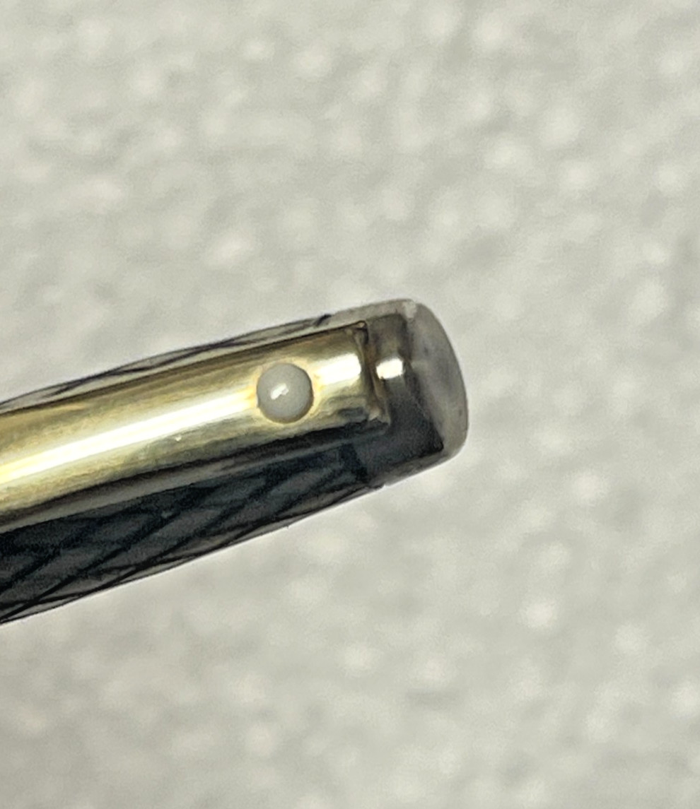 Vintage Sheaffer Imperial Sterling Silver Diamond Grid Mechanical Pencil Working