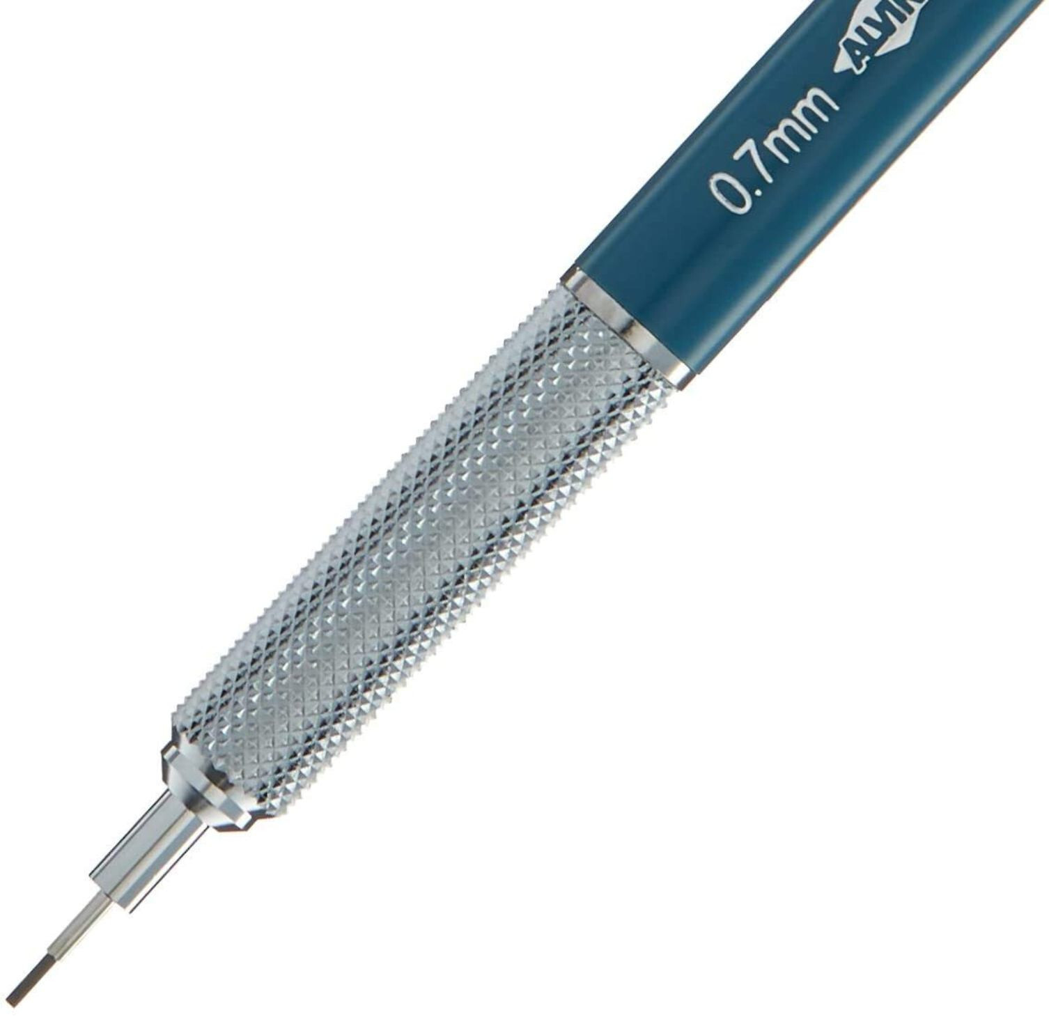 Alvin DM07 Draft/Matic Mechanical Pencil, 0.7mm, Knurled SS Grips – OLD Version