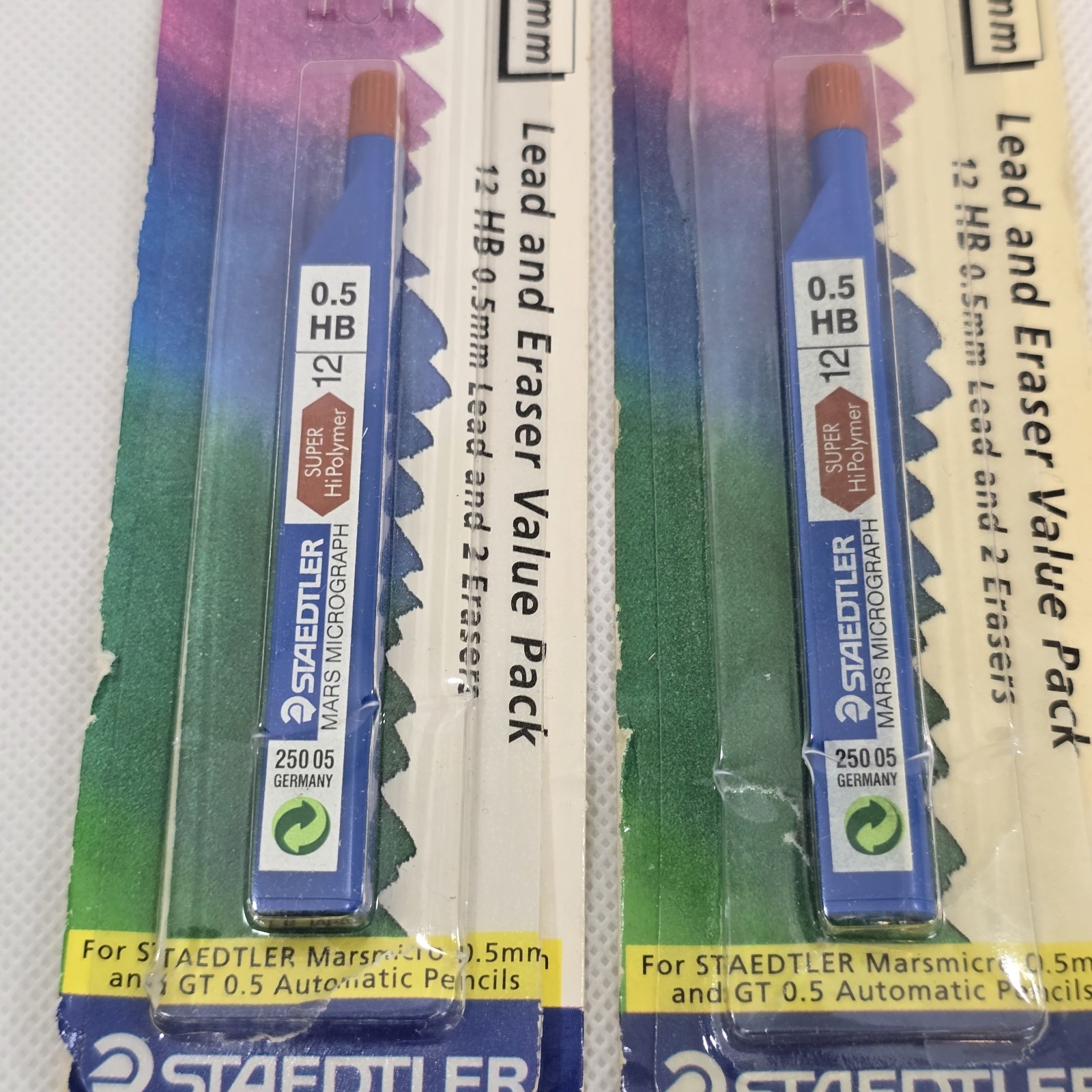 Mix Lot Of PENTEL Hi Polymer Super 0.7 & 0.5mm HB Pencil Lead Refills & Erasers