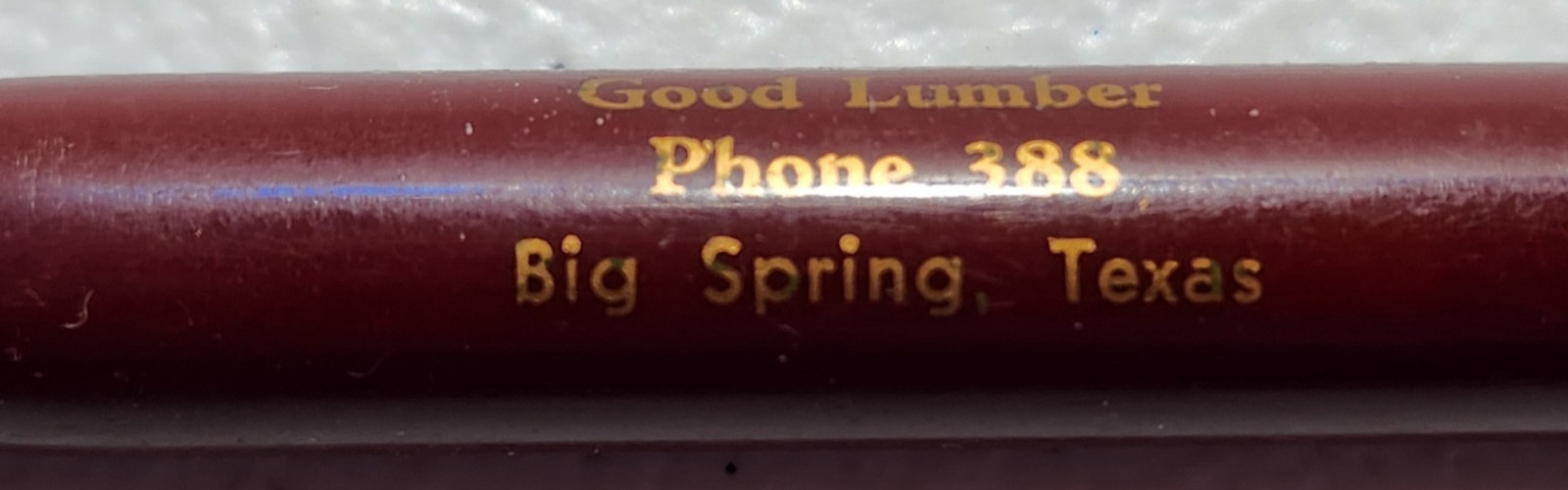 Vintage Higginbotham Bartlett Co. Big Spring, Texas Rite Point Mechanical Pencil