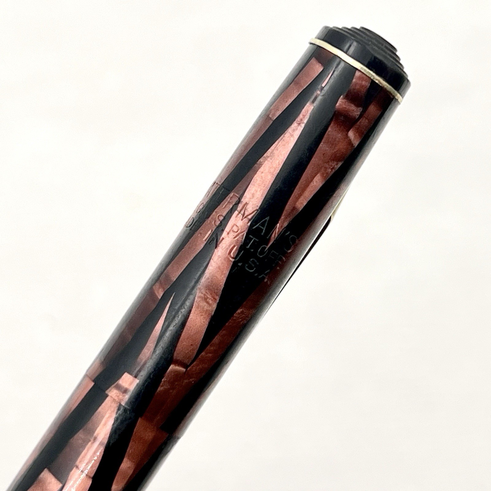 Waterman Copper Ray Celluloid Mechanical Pencil 5-1/8″ 1.1mm – Works