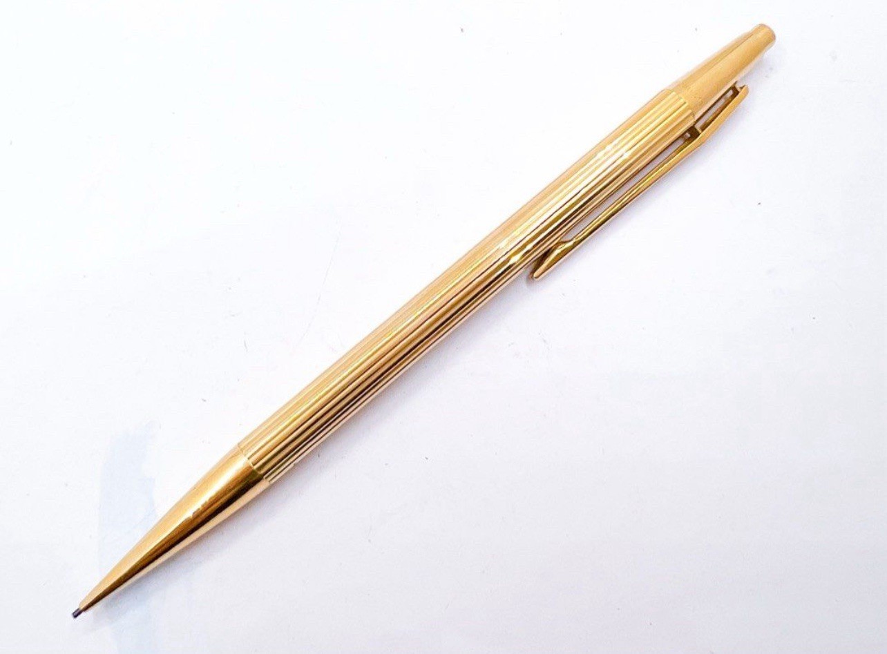 Montblanc Noblesse Gold Plated Mechanical Pencil 0.9 Functional Good Condition